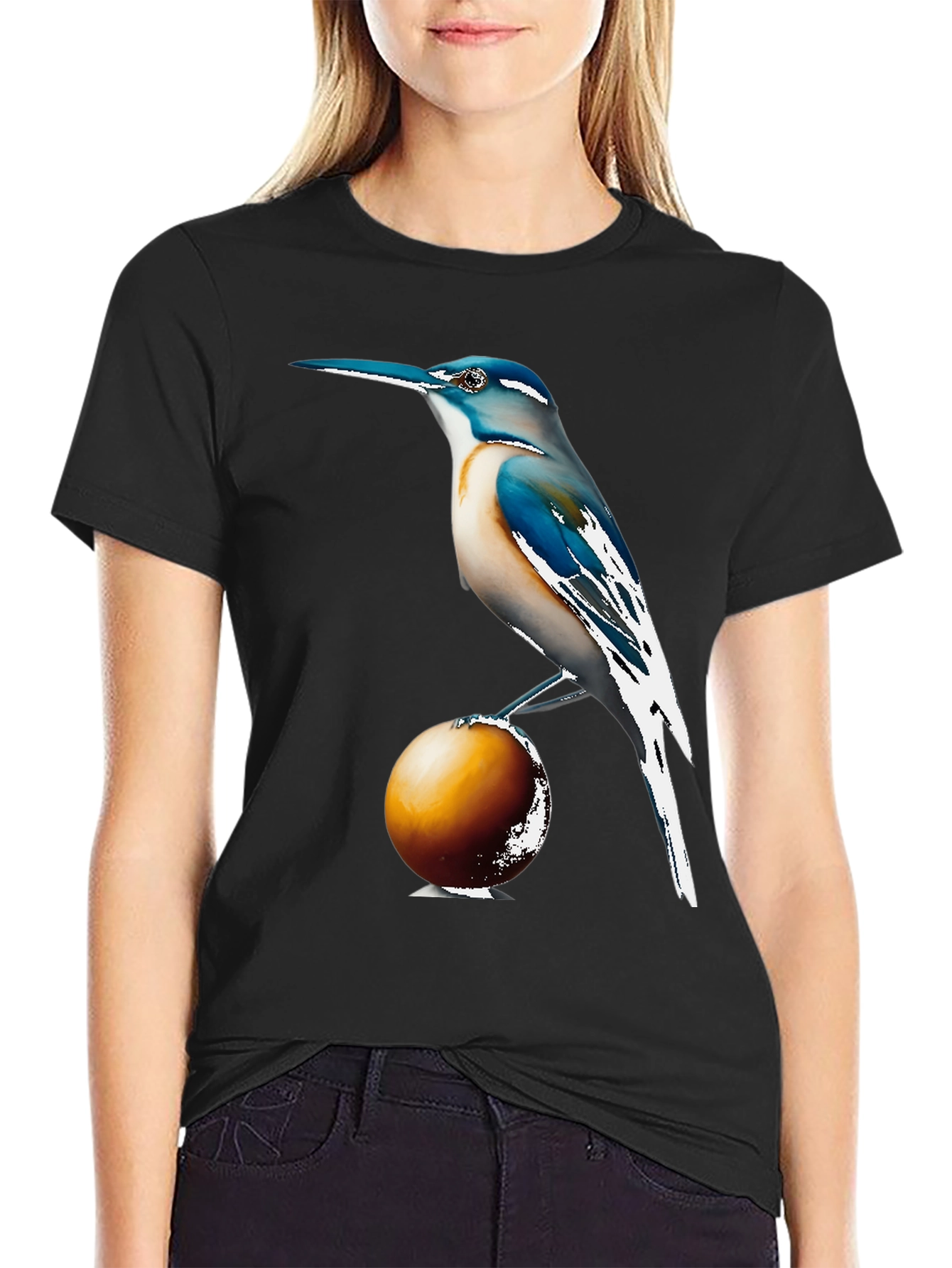 Bird on Ball Graphic Tee - Casual Comfort