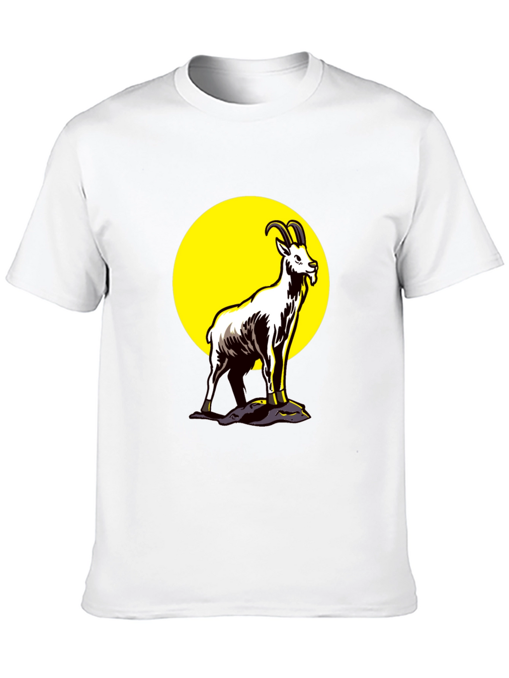 Goat Graphic Black T-Shirt