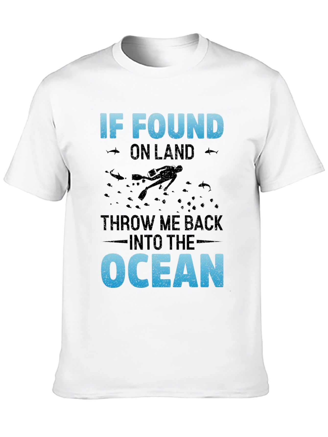 Ocean Lover T-Shirt - Diver Graphic Tee