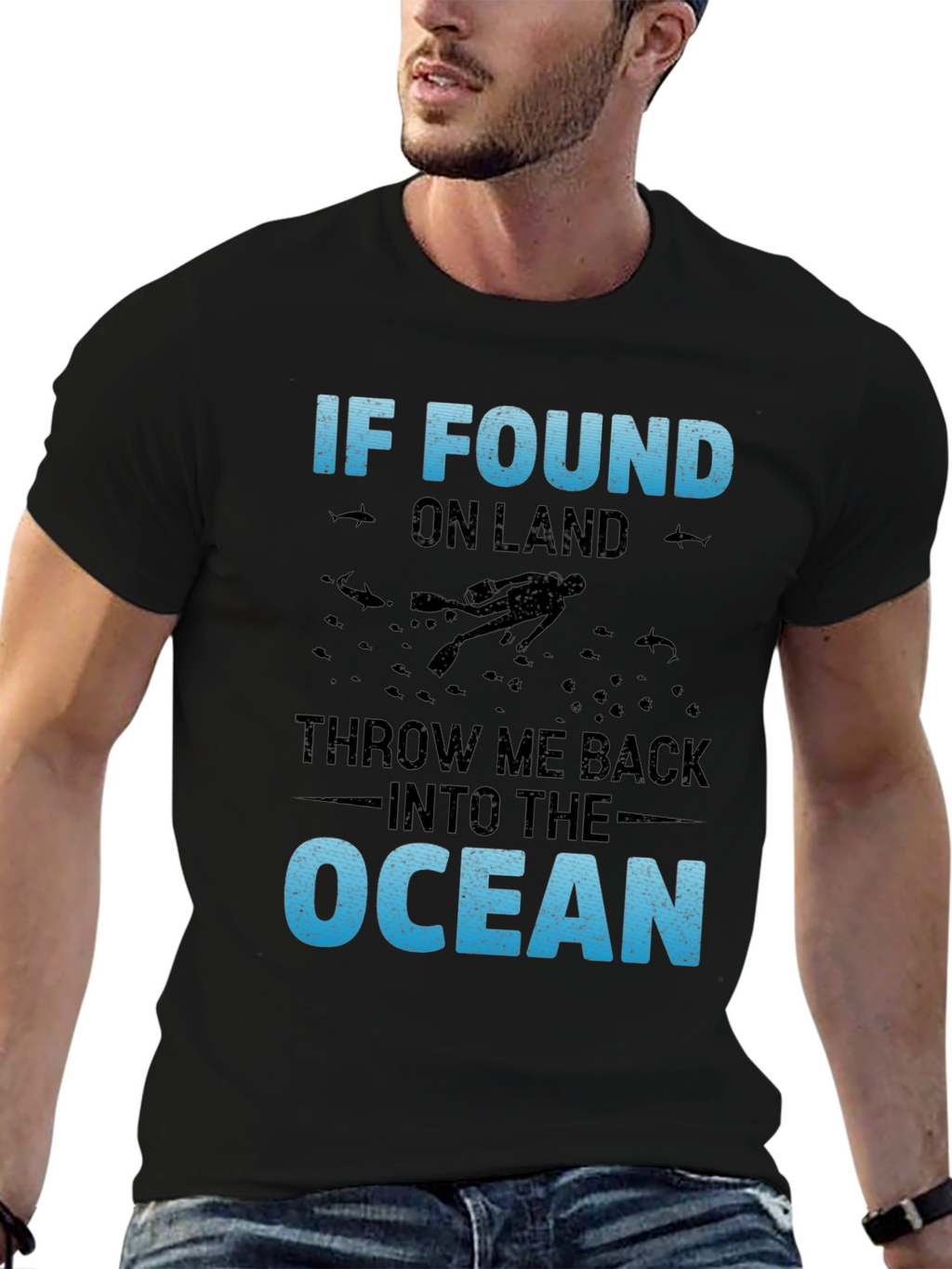Ocean Lover T-Shirt - Diver Graphic Tee