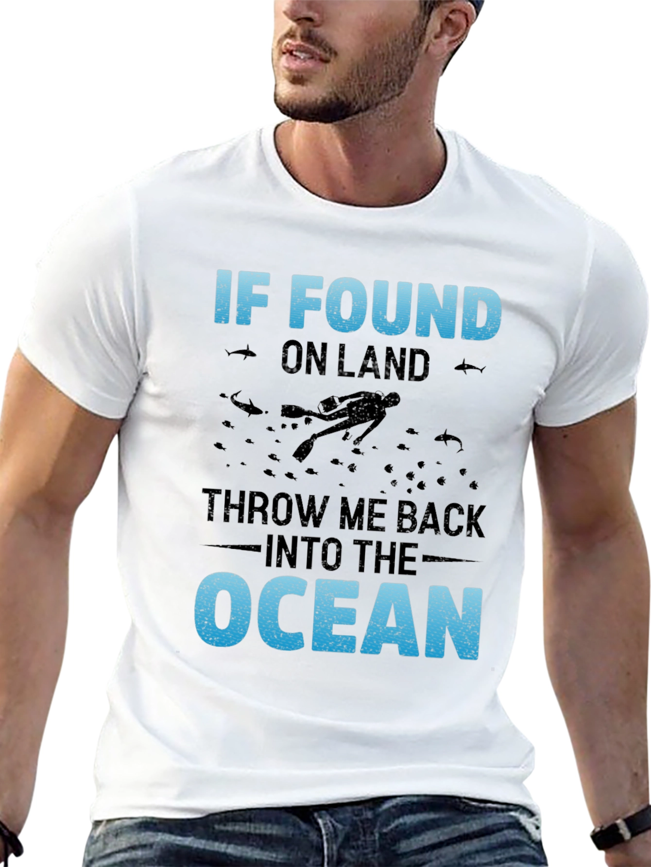 Ocean Lover T-Shirt - Diver Graphic Tee