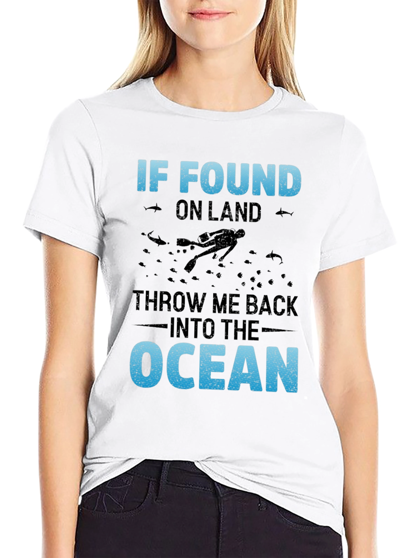 Ocean Lover T-Shirt - Diver Graphic Tee