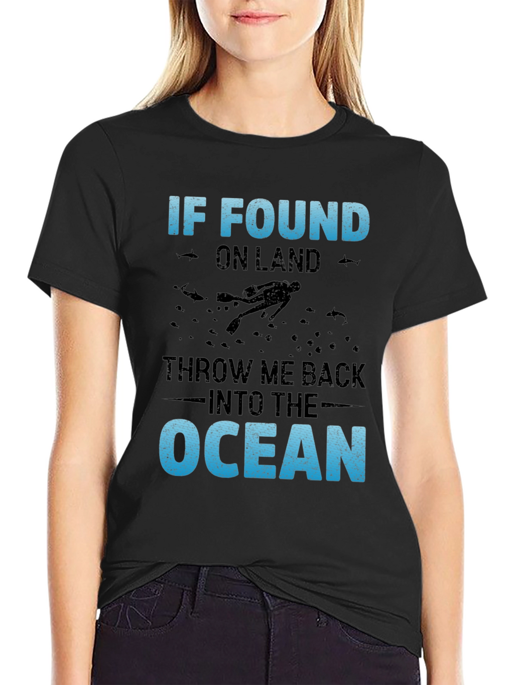 Ocean Lover T-Shirt - Diver Graphic Tee