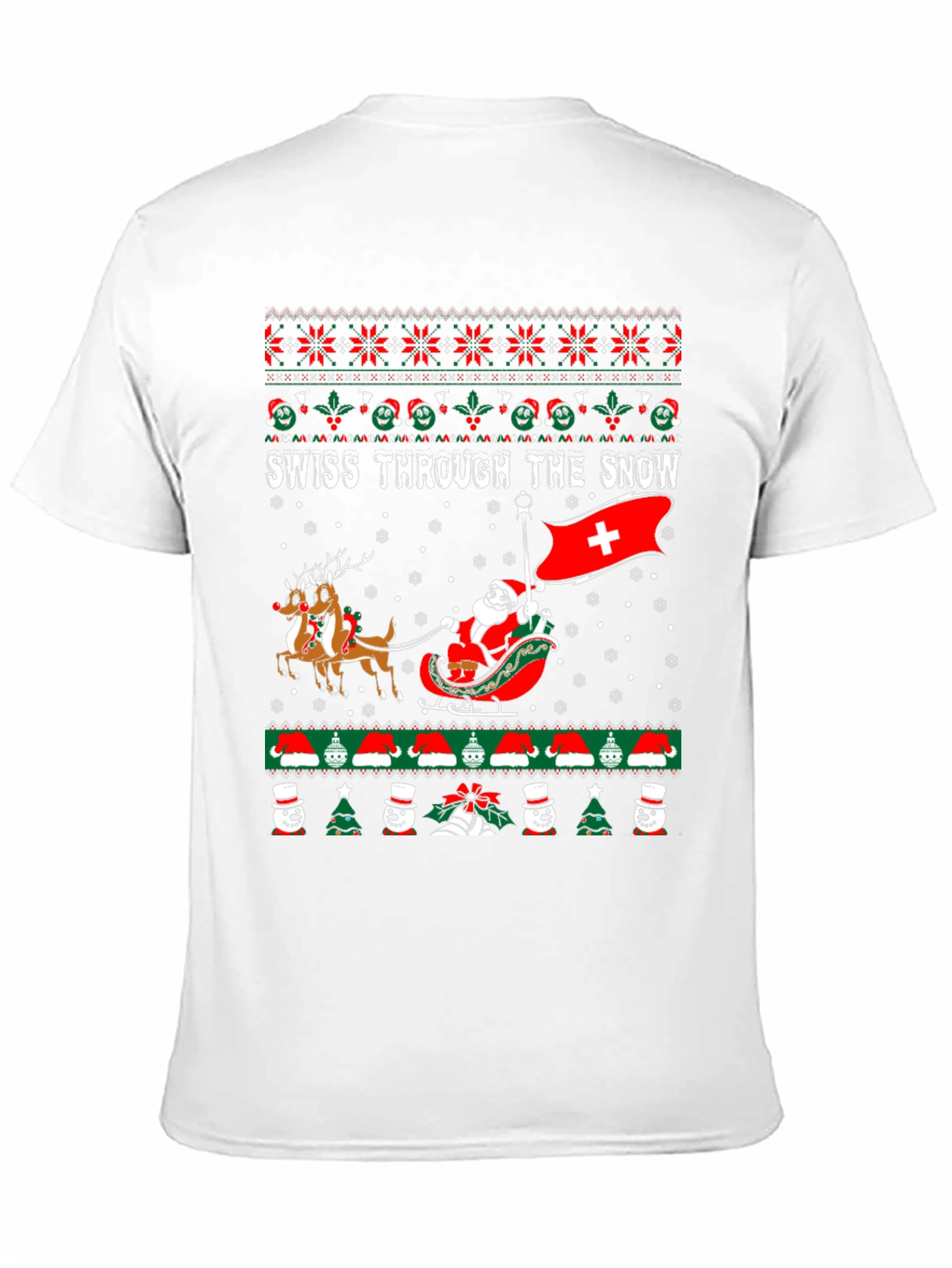 Swiss Through The Snow Christmas Sweater T-Shirt