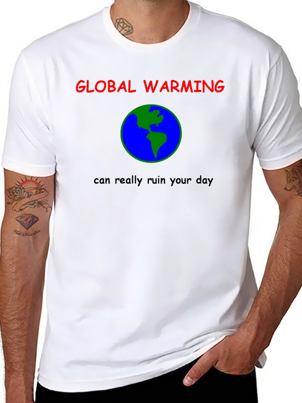 Global Warming T-Shirt - Earth Graphic Tee