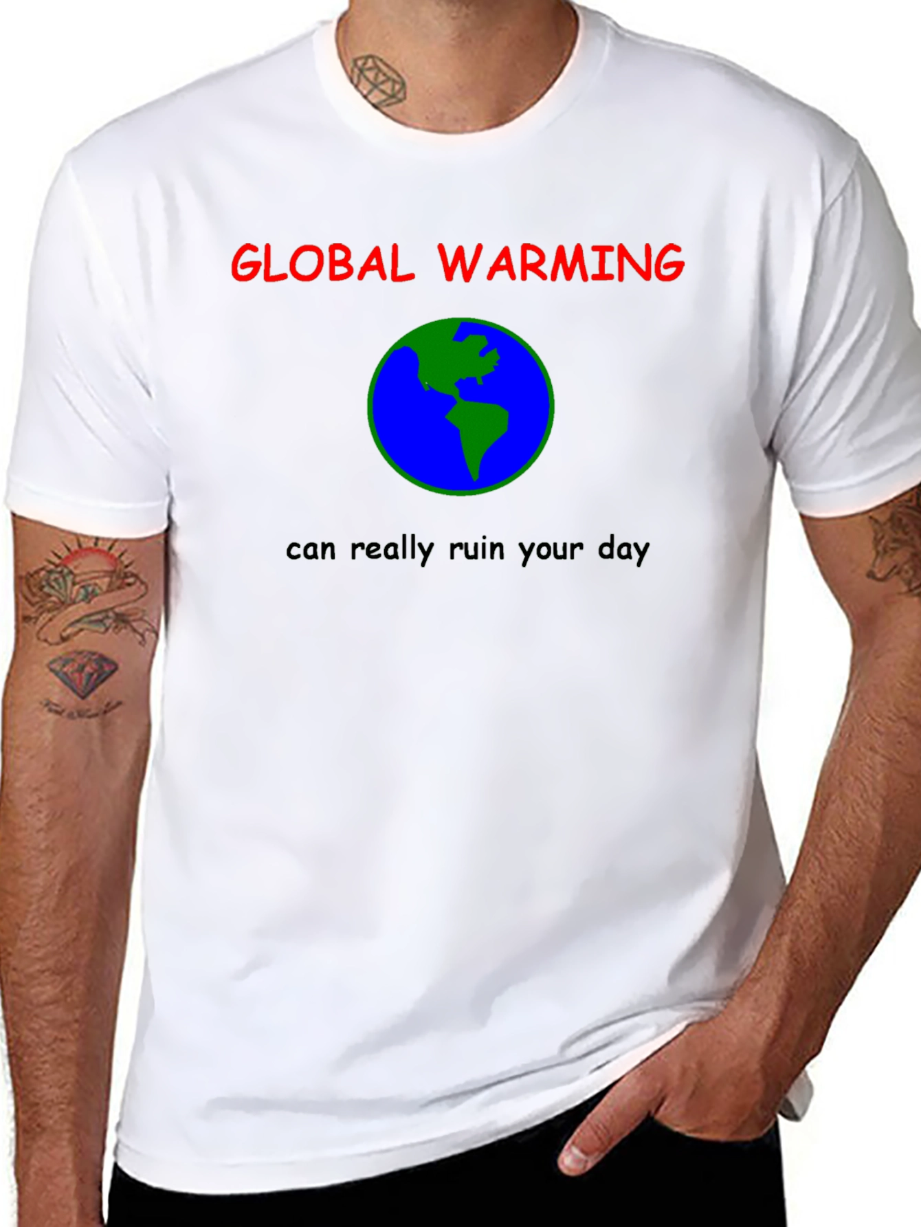 Global Warming T-Shirt - Earth Graphic Tee