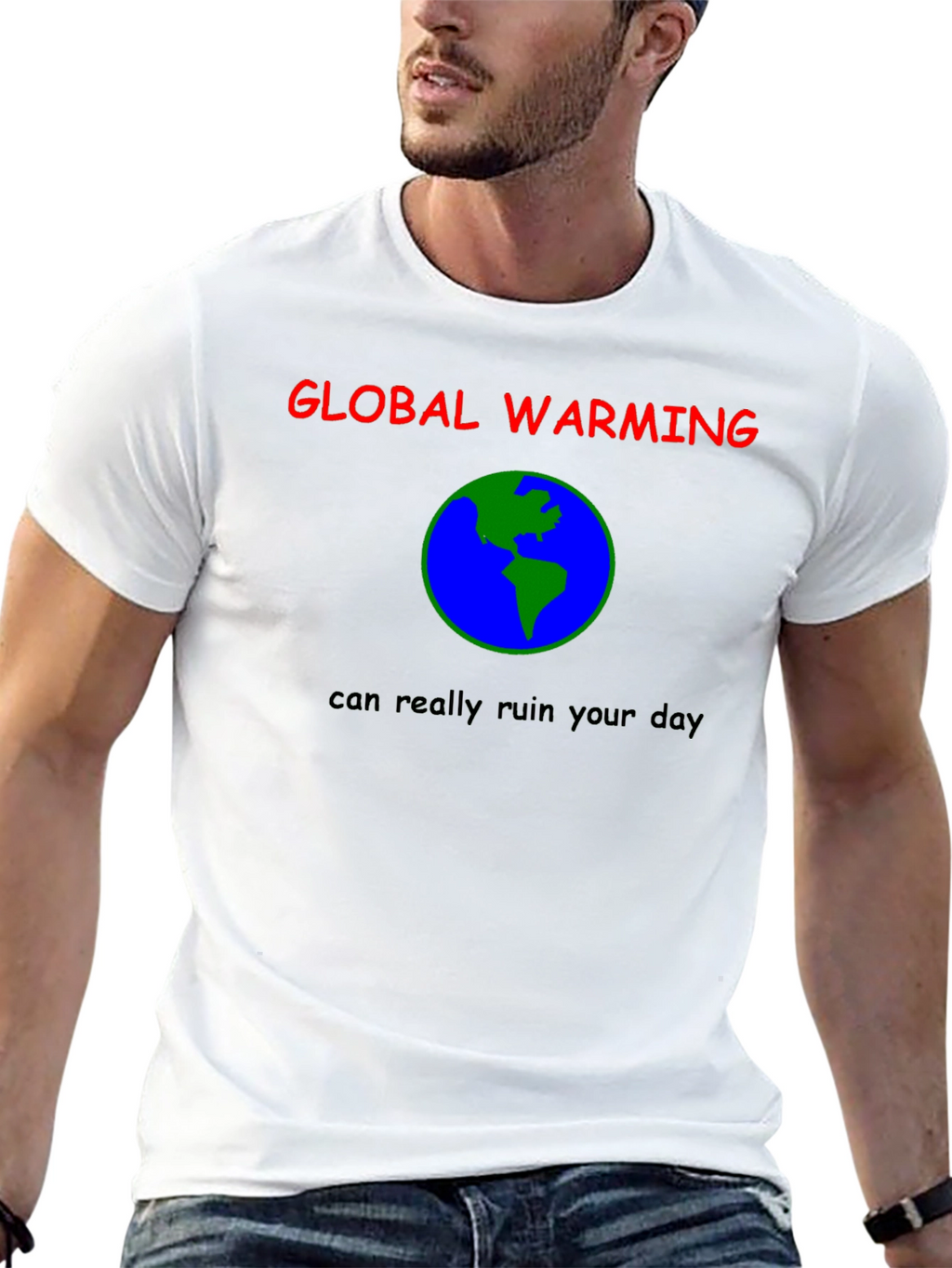 Global Warming T-Shirt - Earth Graphic Tee