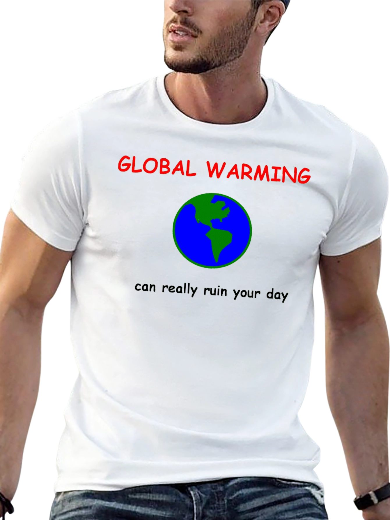 Global Warming T-Shirt - Earth Graphic Tee