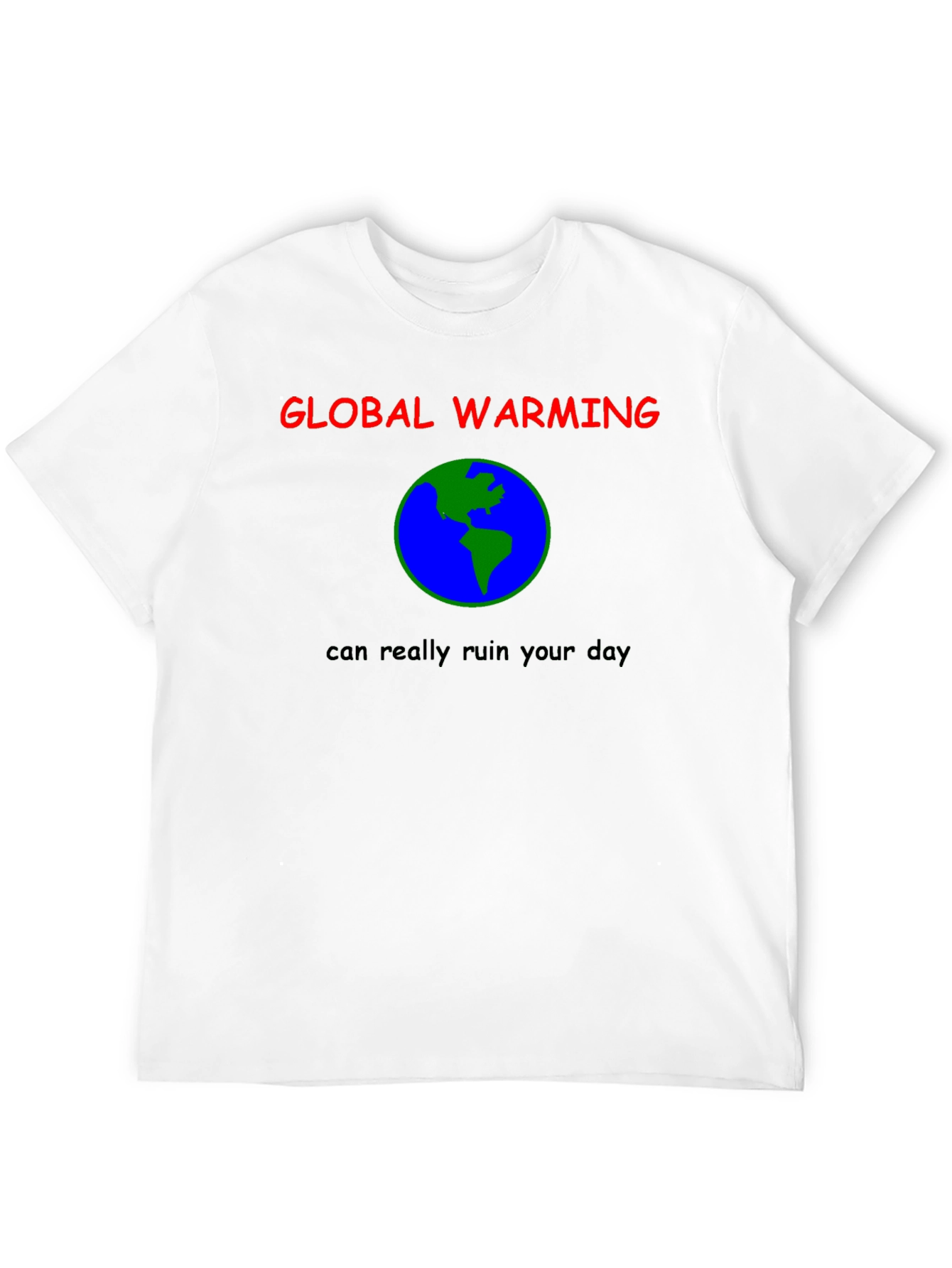 Global Warming T-Shirt - Earth Graphic Tee