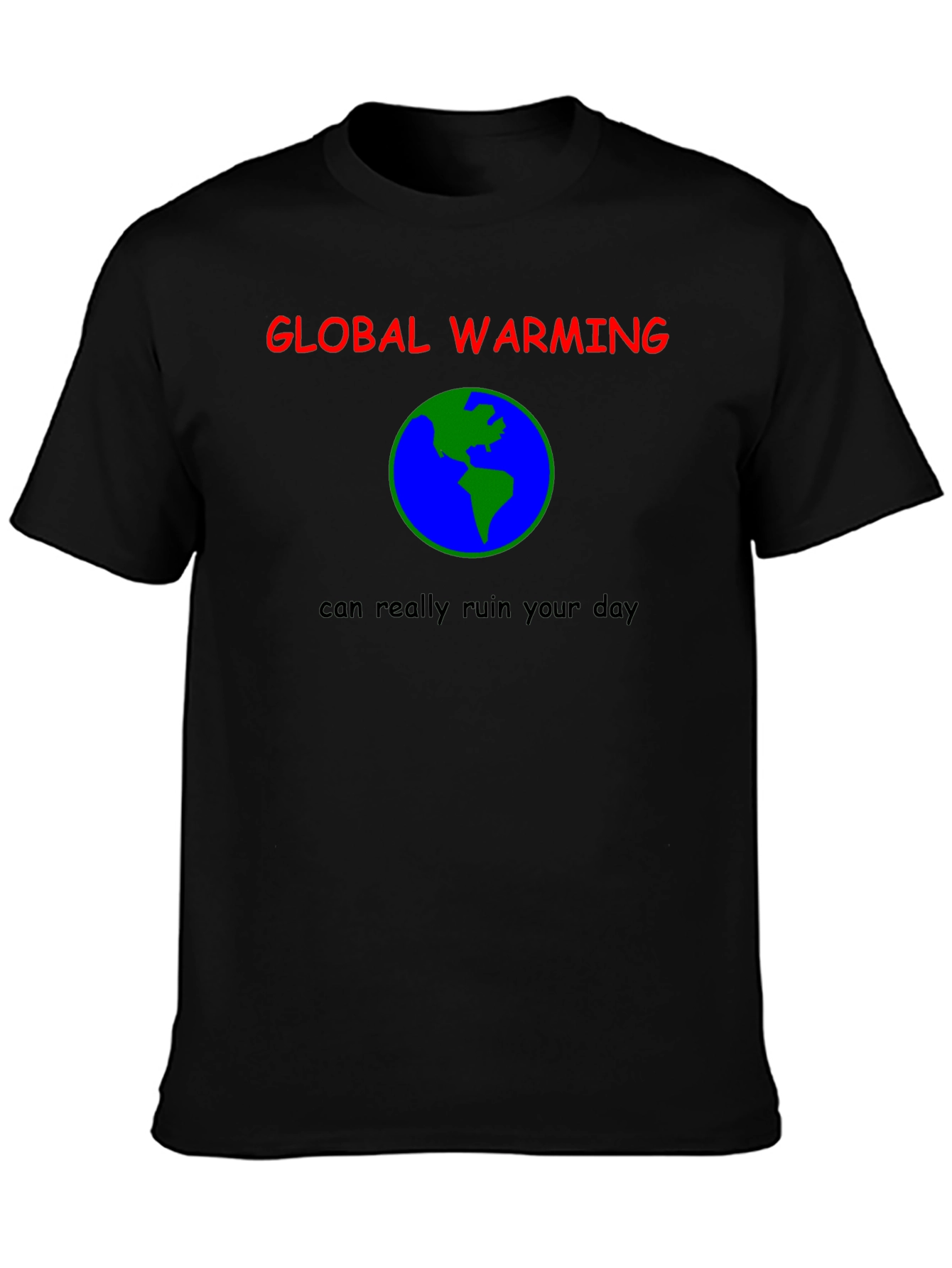 Global Warming T-Shirt - Earth Graphic Tee