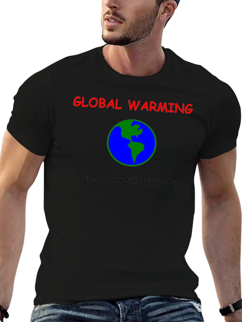 Global Warming T-Shirt - Earth Graphic Tee