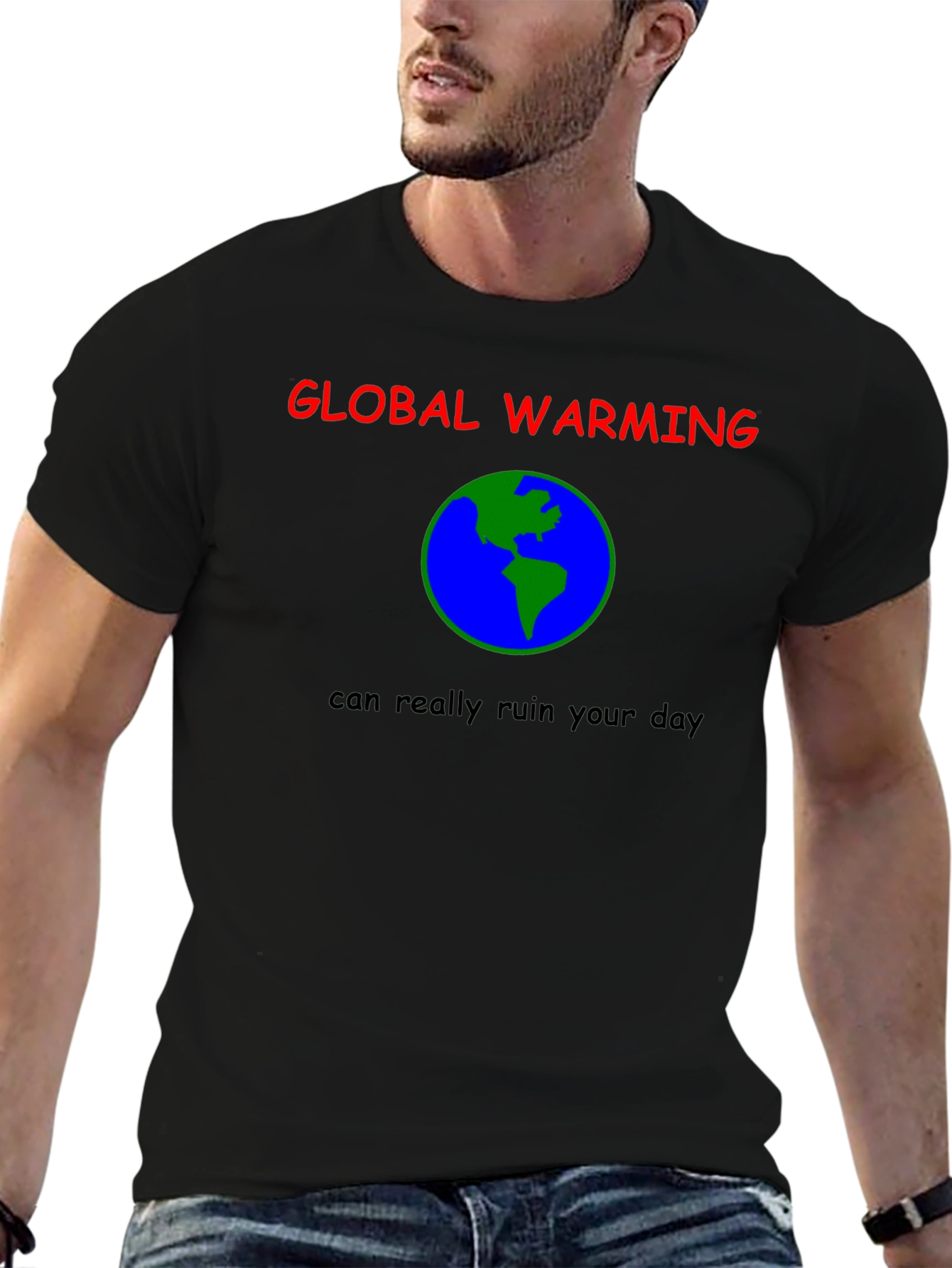 Global Warming T-Shirt - Earth Graphic Tee