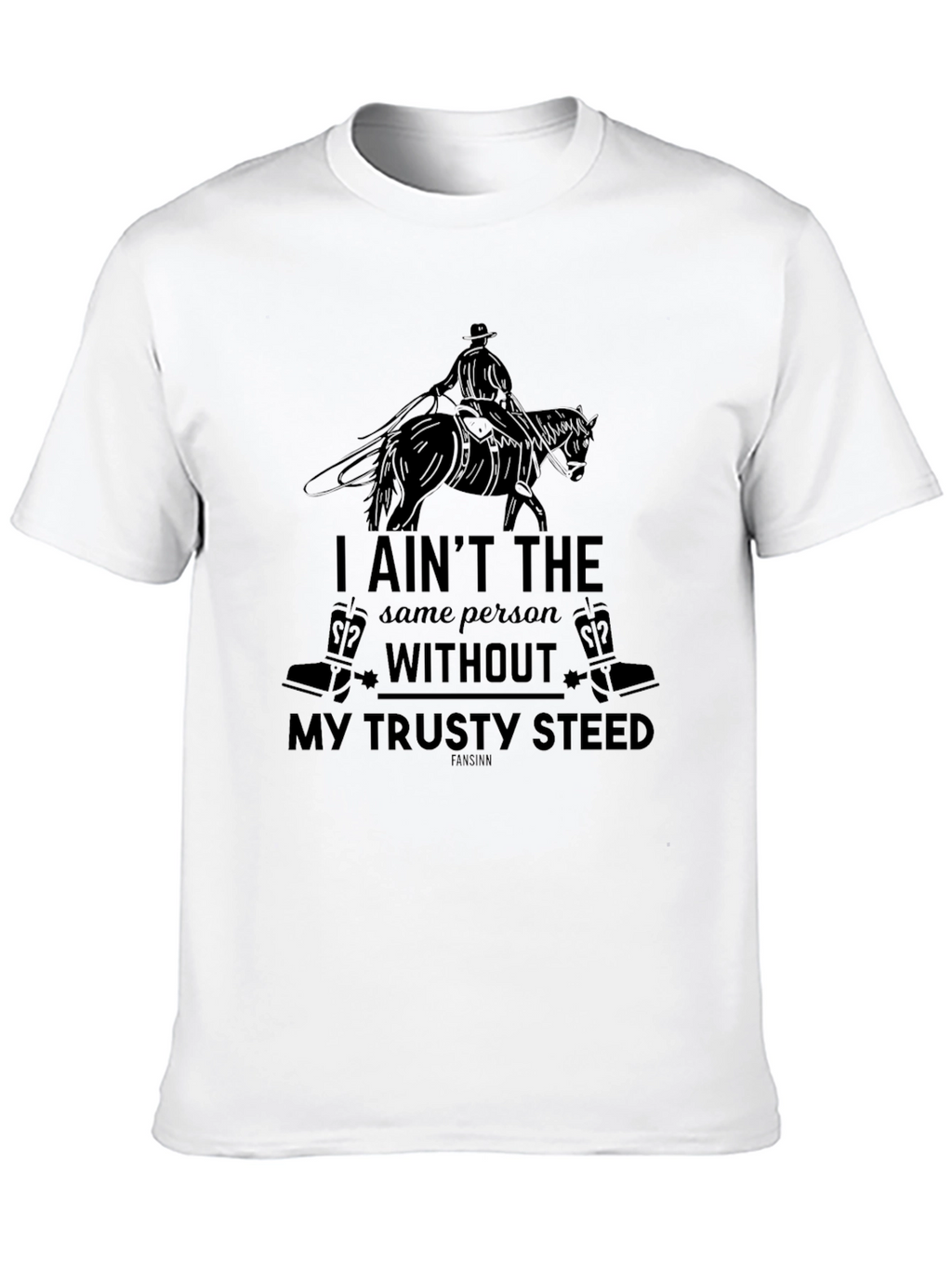 Cowboy & Horse Graphic T-Shirt