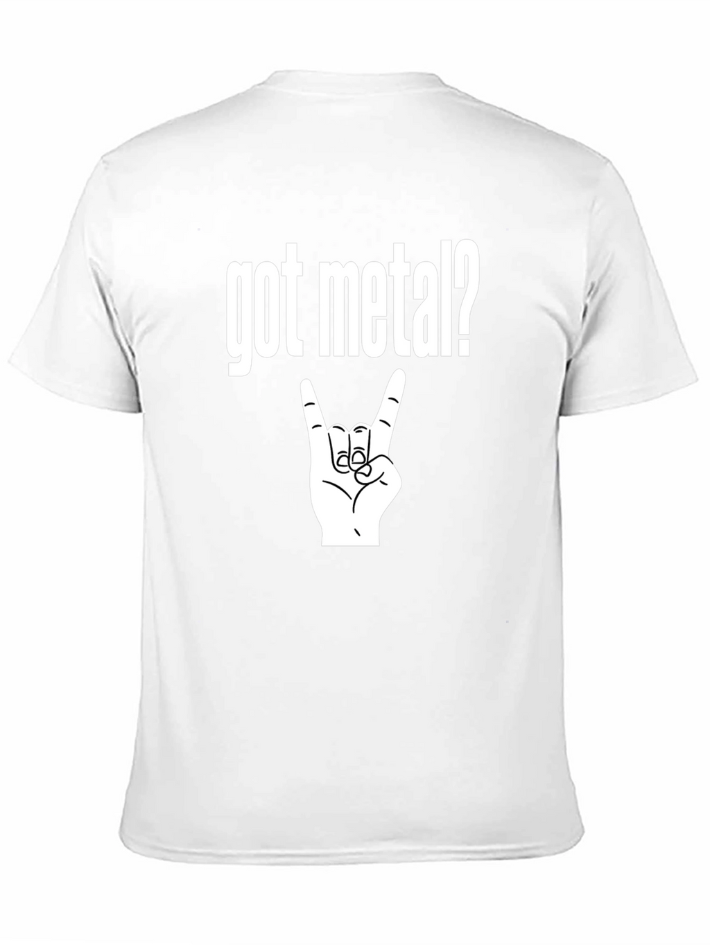 Got Metal? Black T-Shirt Rock Hand Heavy Music