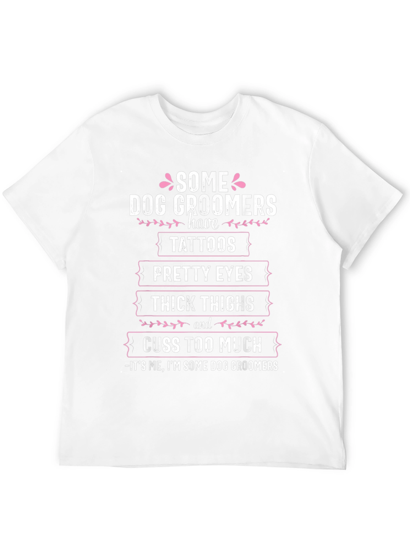 Dog Groomer Tattoo T-Shirt Funny Grooming Gift