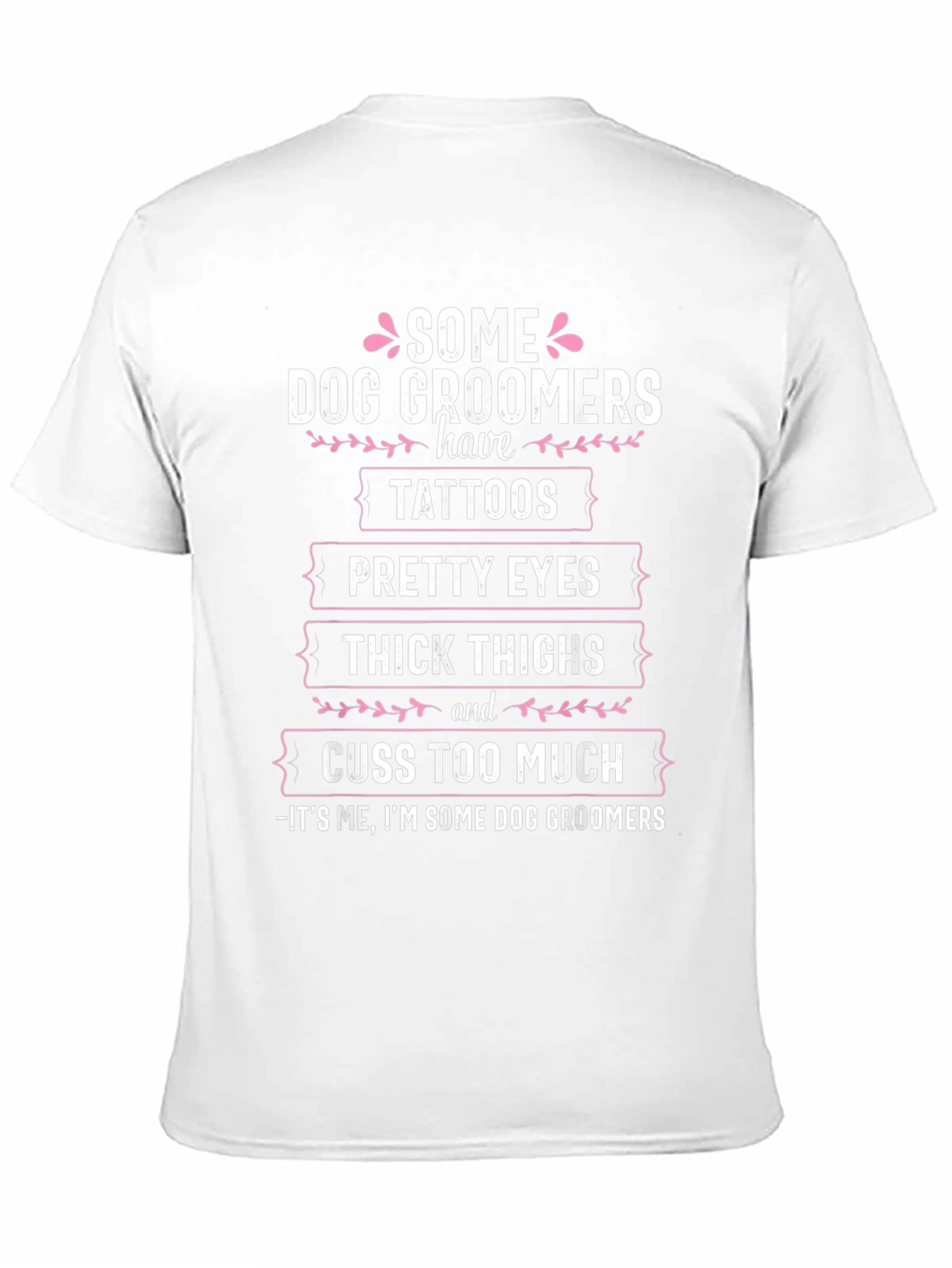 Dog Groomer Tattoo T-Shirt Funny Grooming Gift