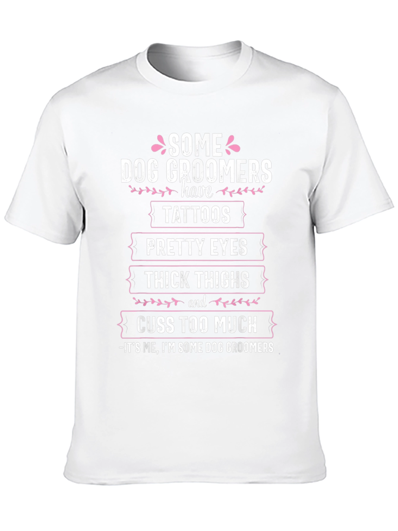 Dog Groomer Tattoo T-Shirt Funny Grooming Gift