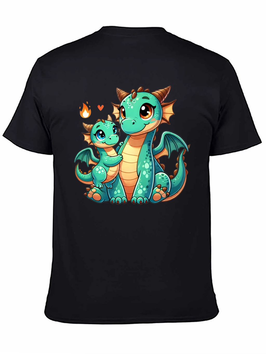 Cute Dragon Graphic Tee - Mama & Baby Love!