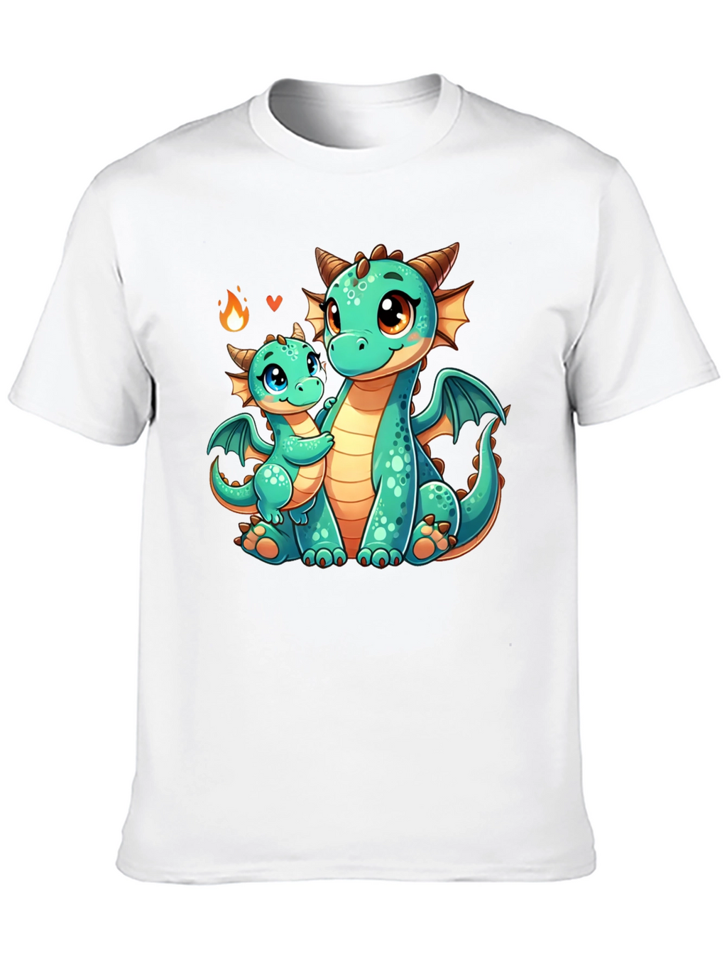 Cute Dragon Graphic Tee - Mama & Baby Love!