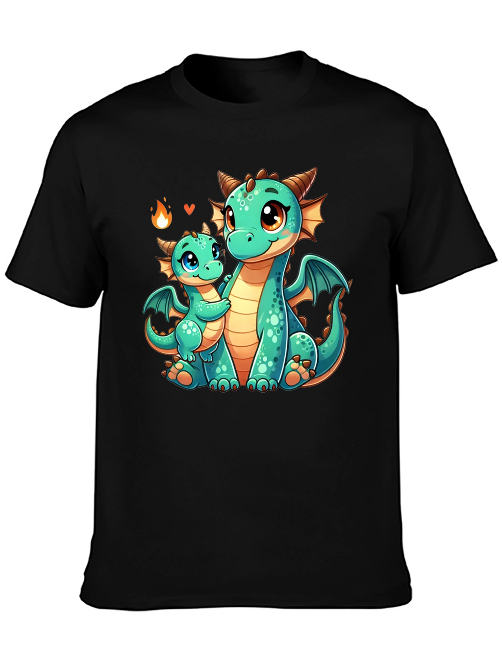 Cute Dragon Graphic Tee - Mama & Baby Love!