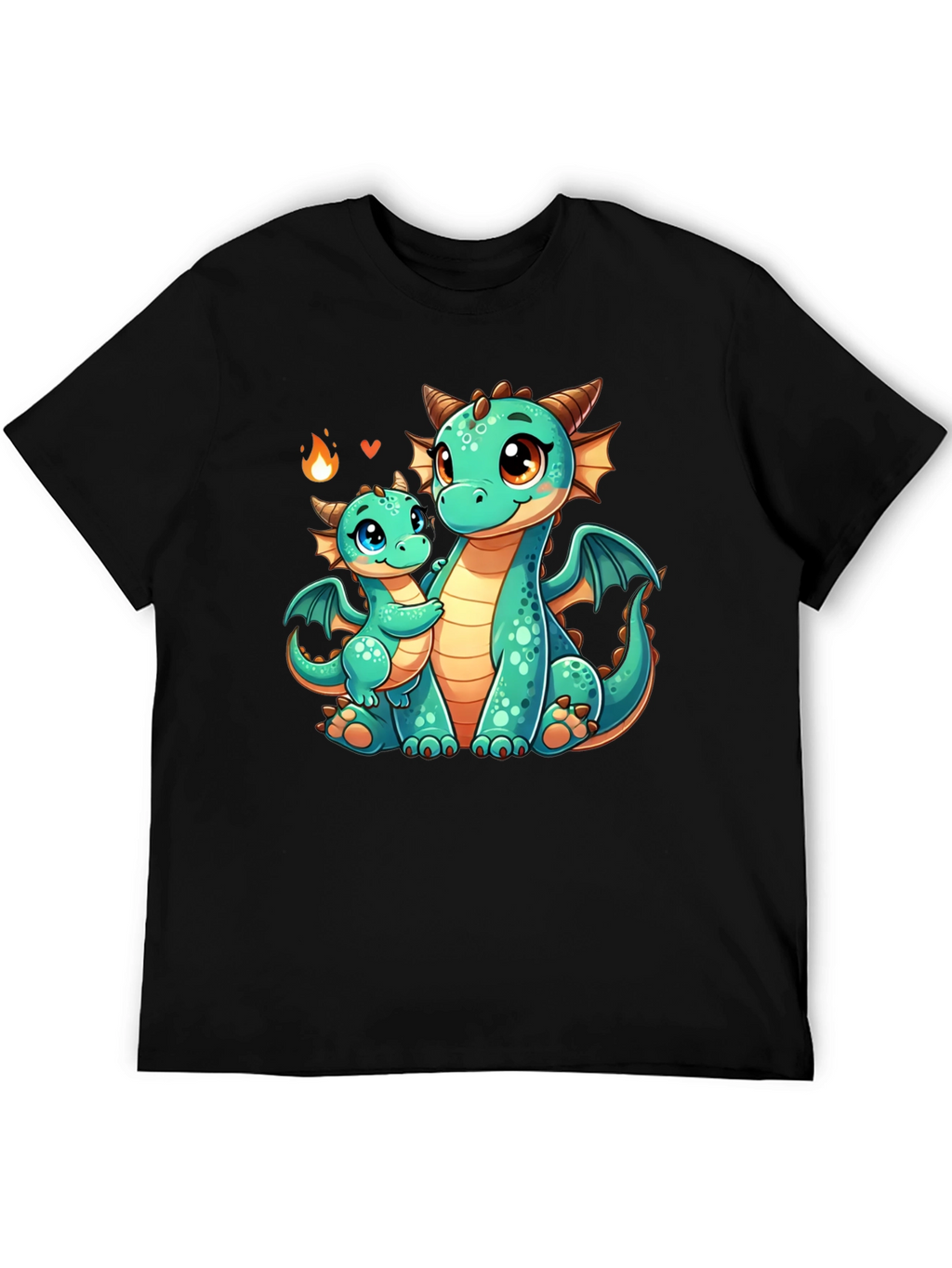 Cute Dragon Graphic Tee - Mama & Baby Love!