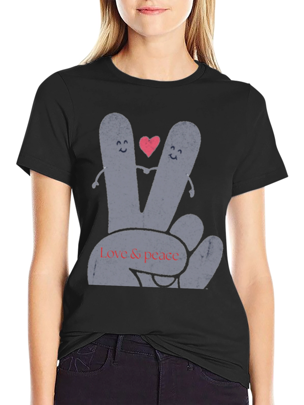 Peace and Love Graphic Tee