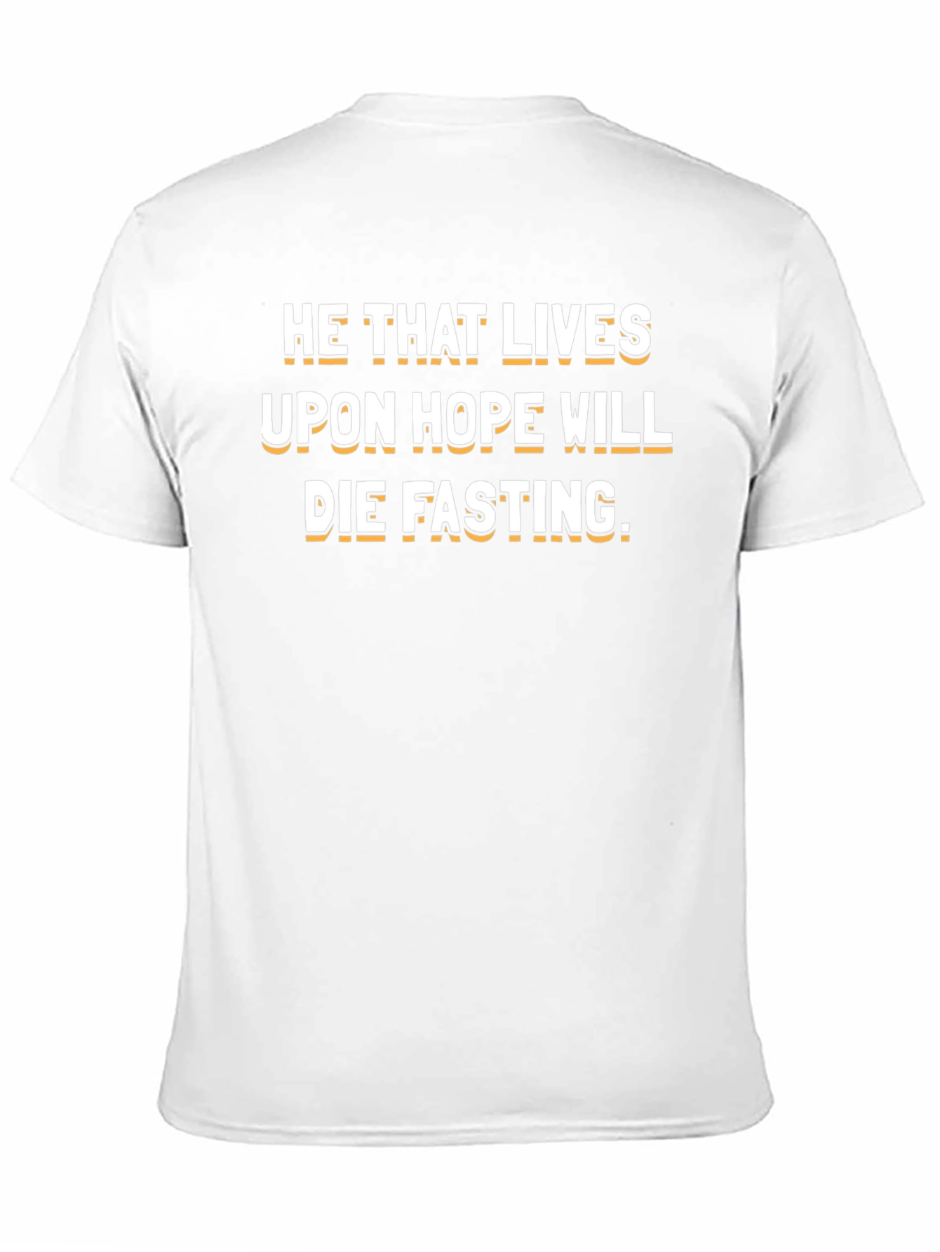 Hope Dies Fasting Graphic T-Shirt