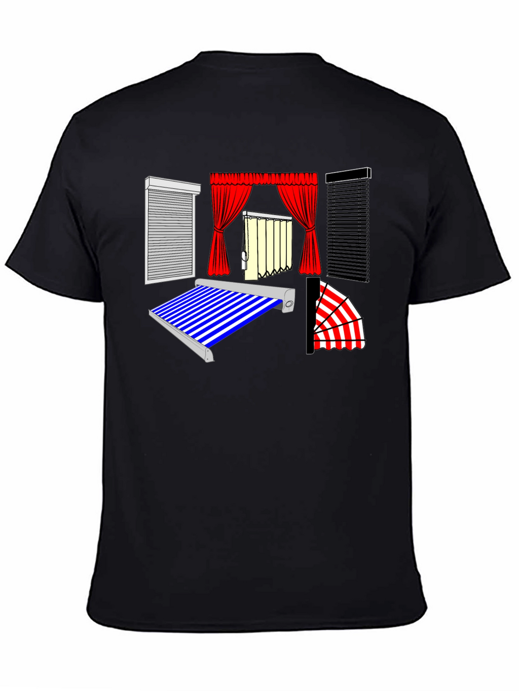 Novelty Window Covering Design Tee