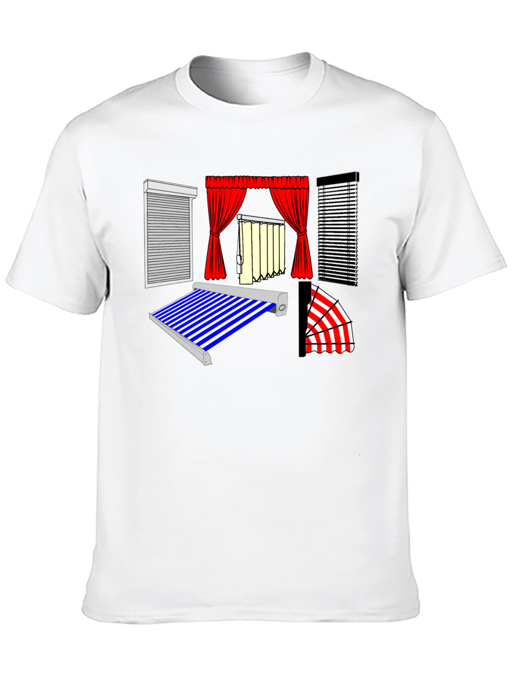 Novelty Window Covering Design Tee