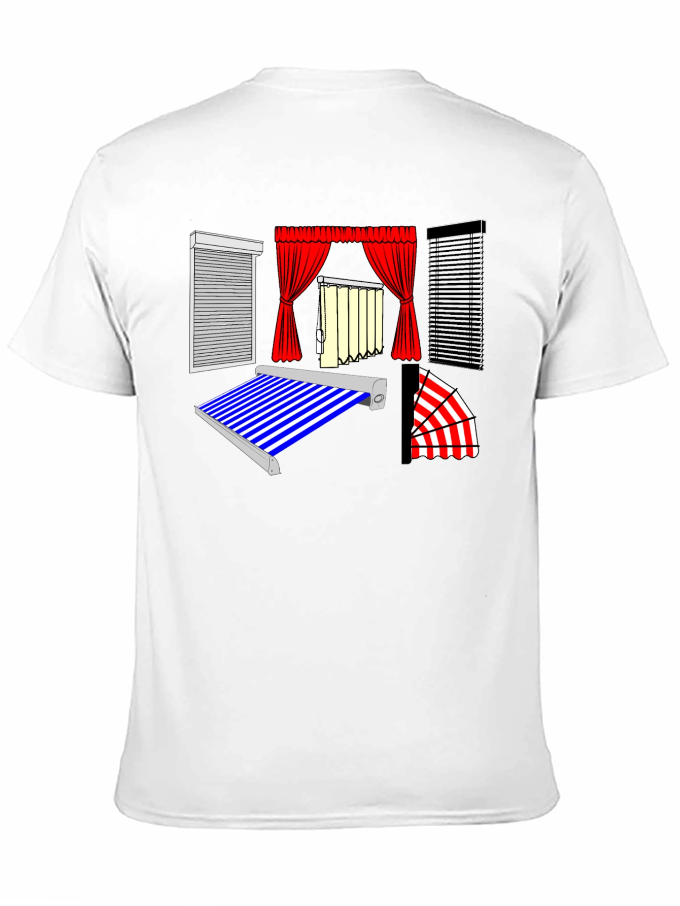 Novelty Window Covering Design Tee