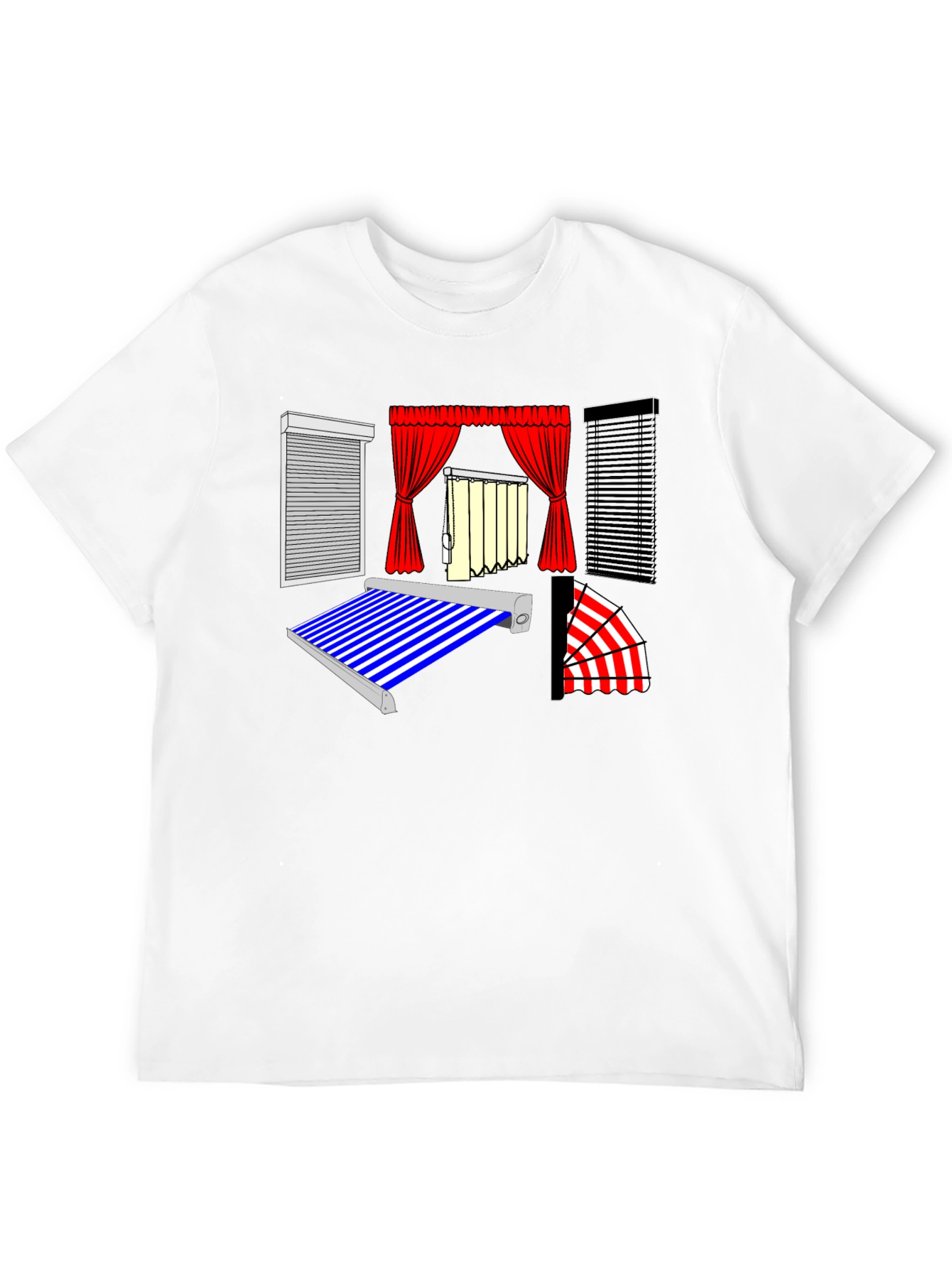 Novelty Window Covering Design Tee