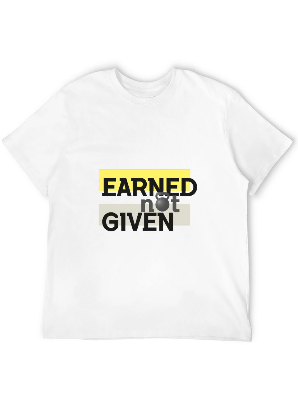 Earned Not Given Graphic T-Shirt - Black