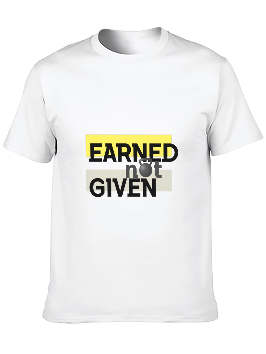 Earned Not Given Graphic T-Shirt - Black