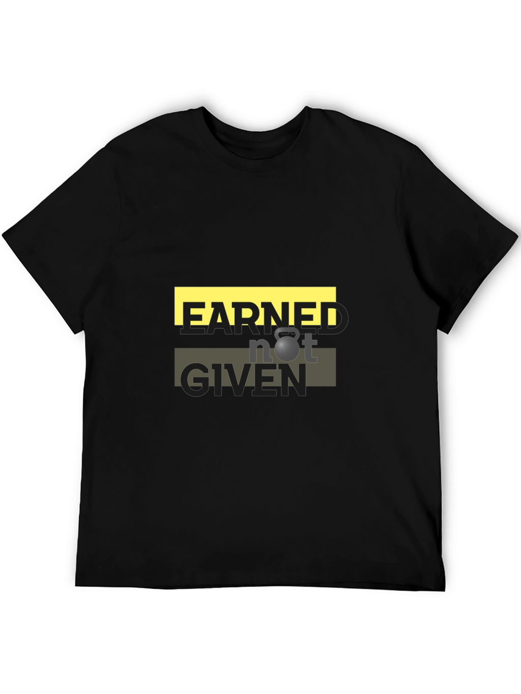 Earned Not Given Graphic T-Shirt - Black