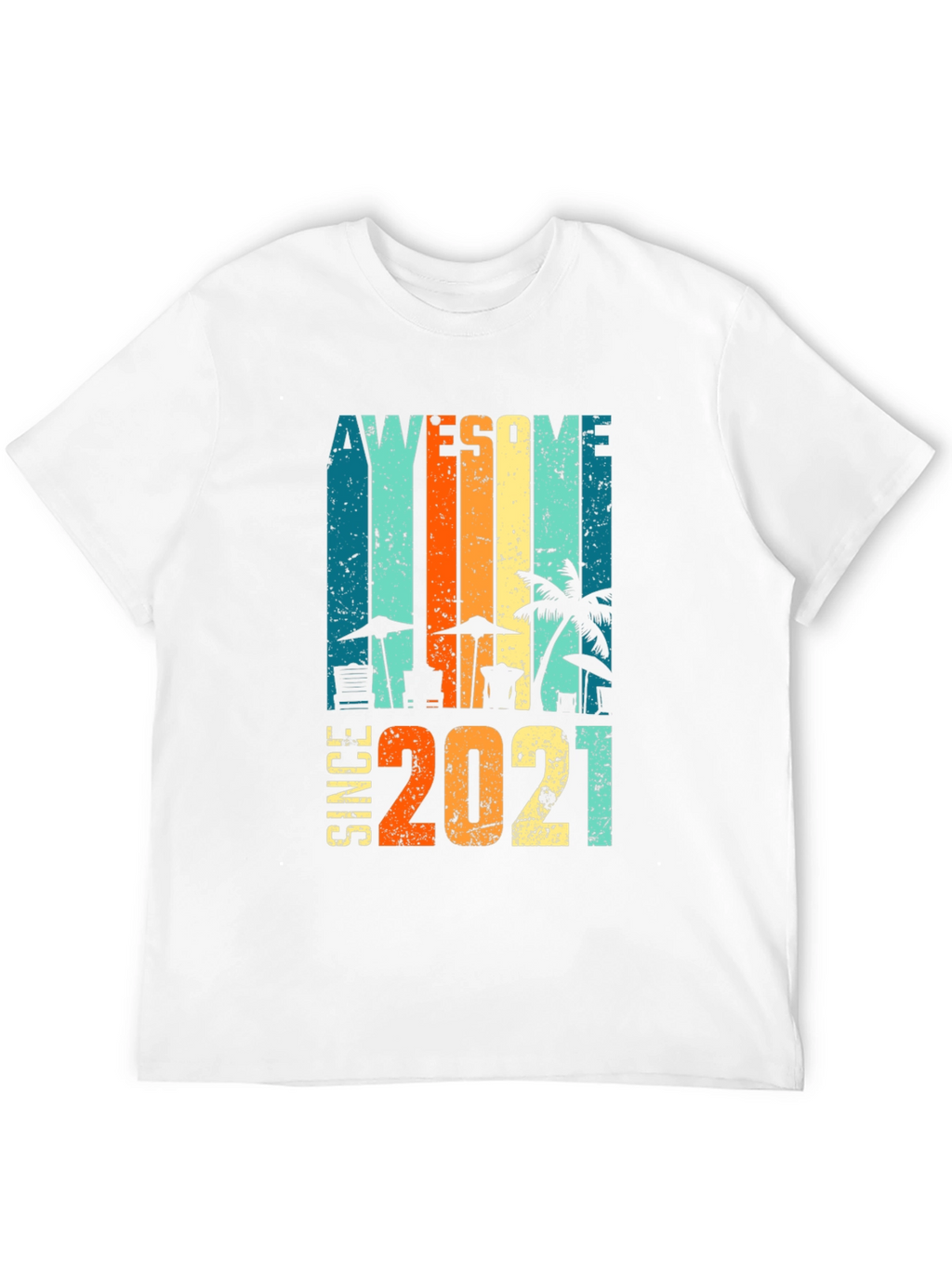 Awesome Since 2021 Beach T-Shirt