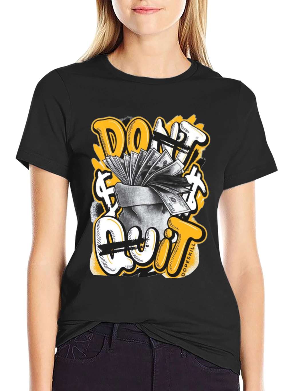 Dont Quit Money Graphic T-Shirt