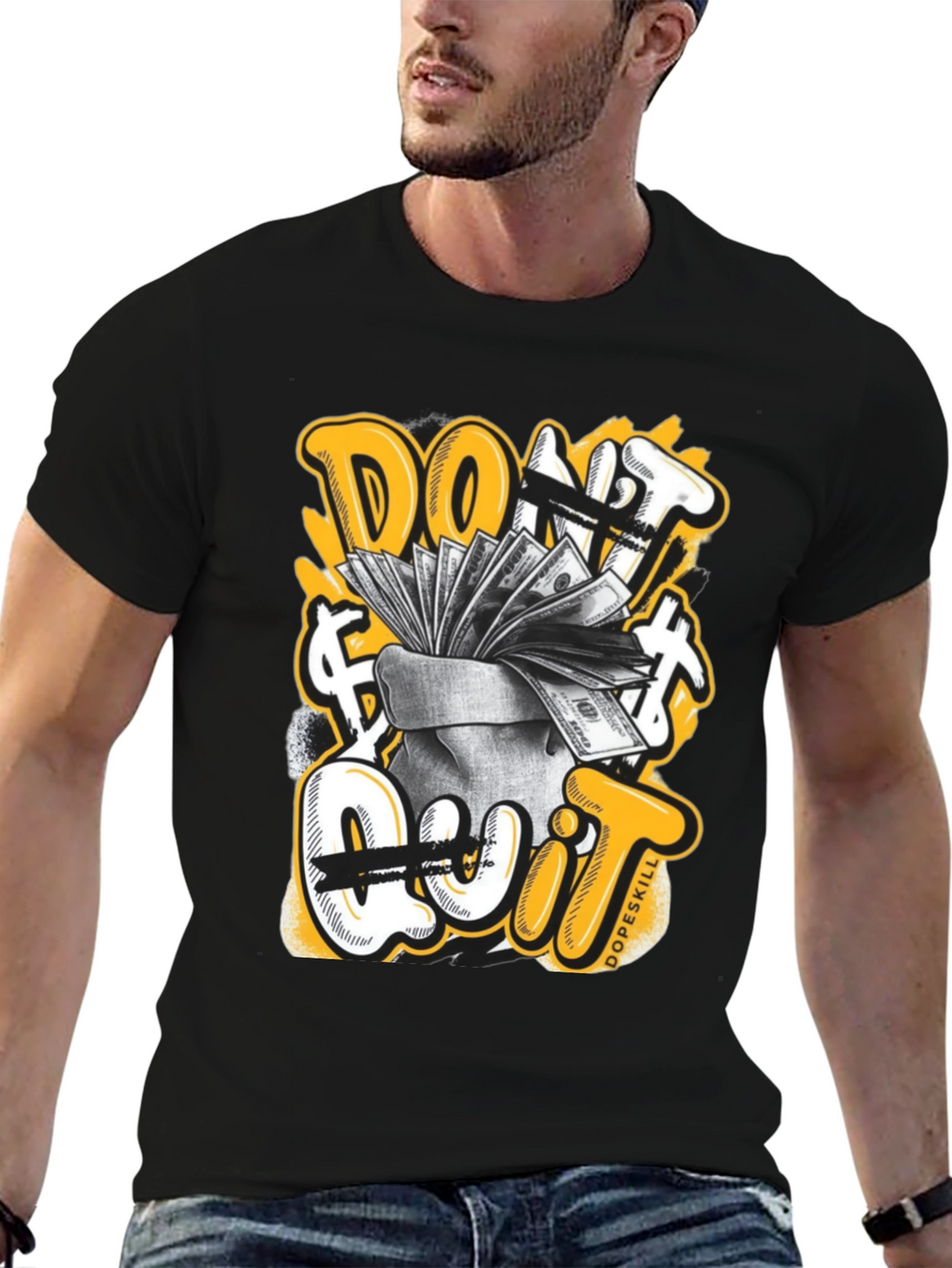 Dont Quit Money Graphic T-Shirt