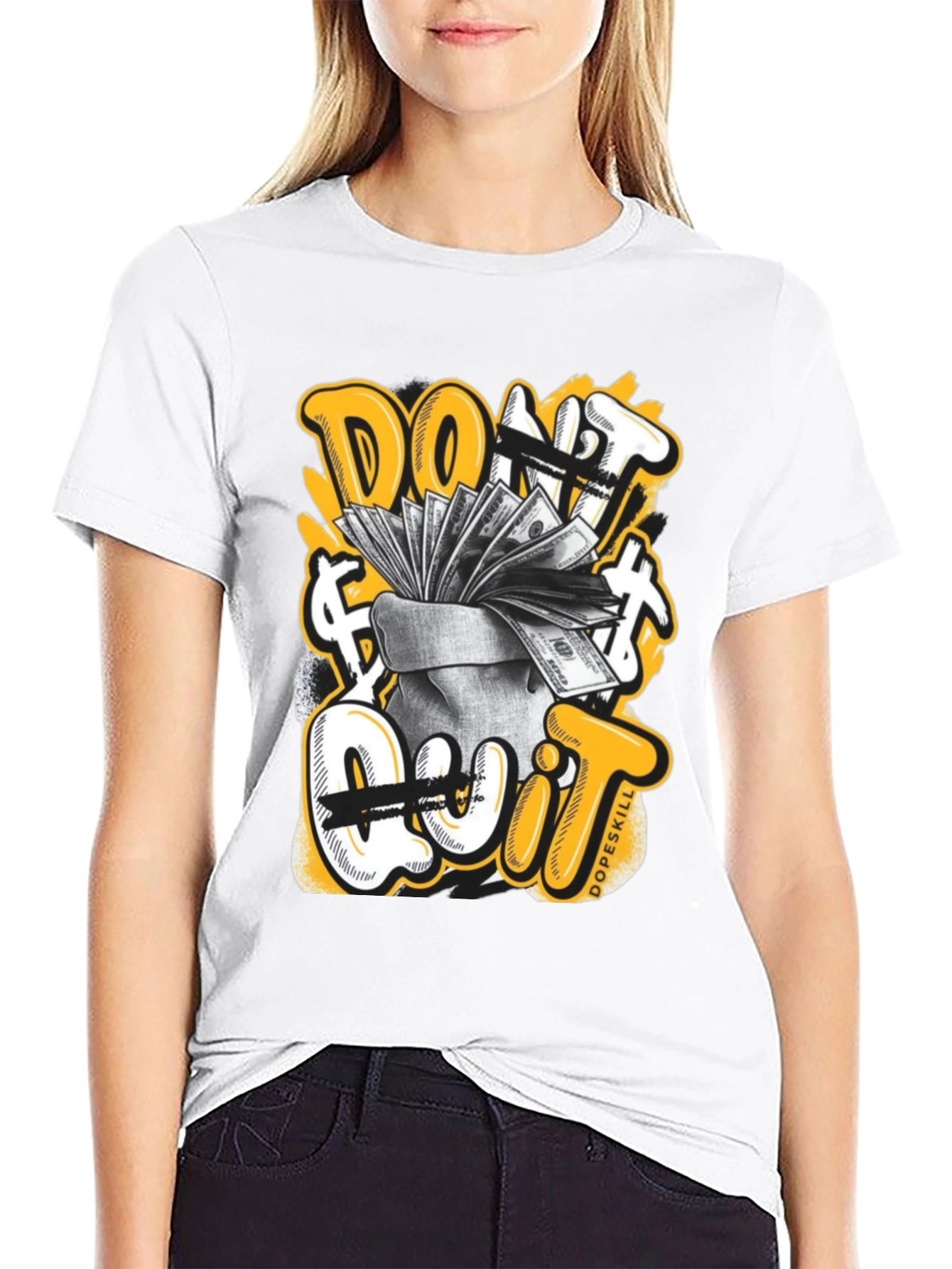 Dont Quit Money Graphic T-Shirt