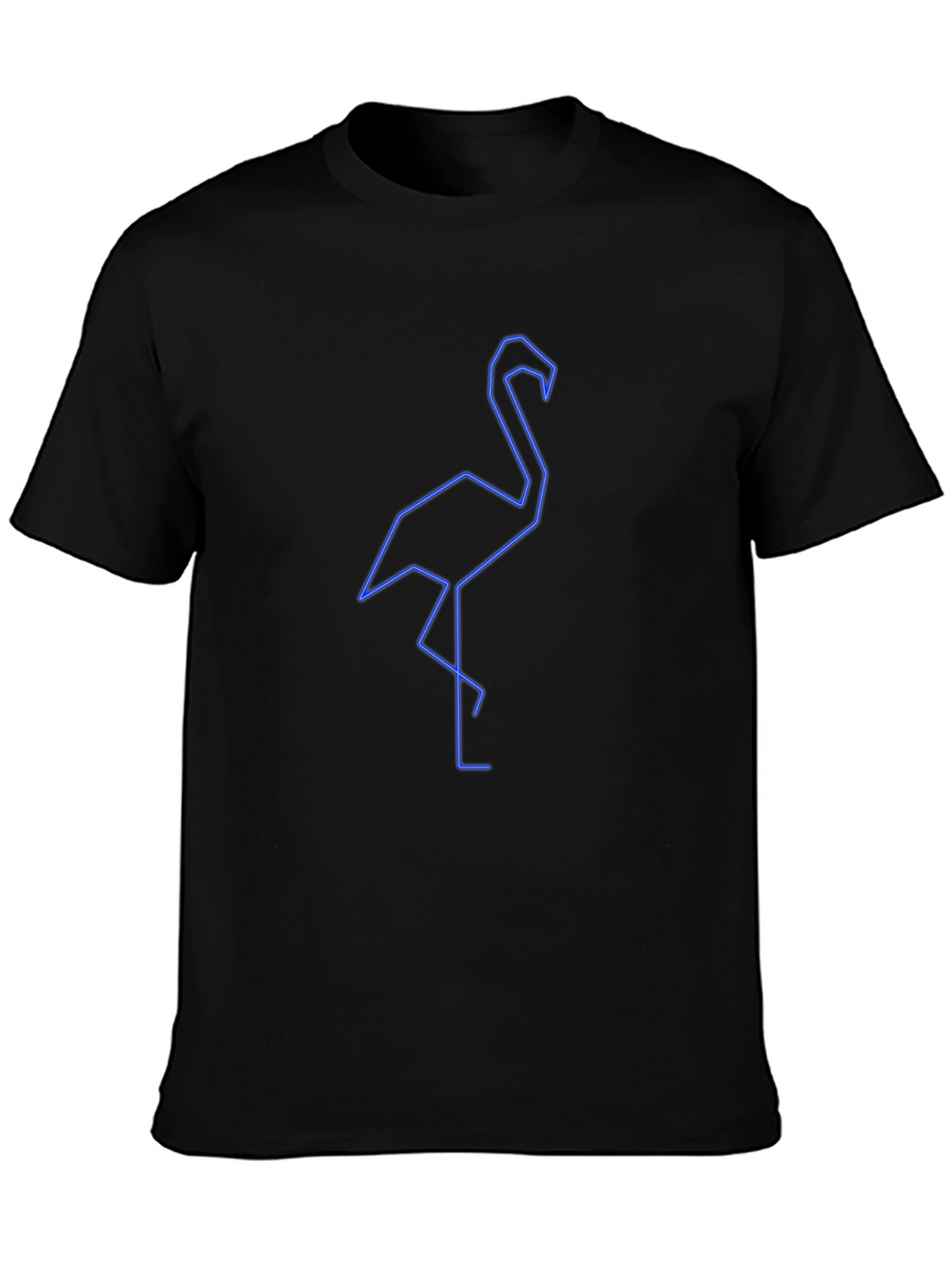 Geometric Flamingo Graphic Tee - Stylish & Modern