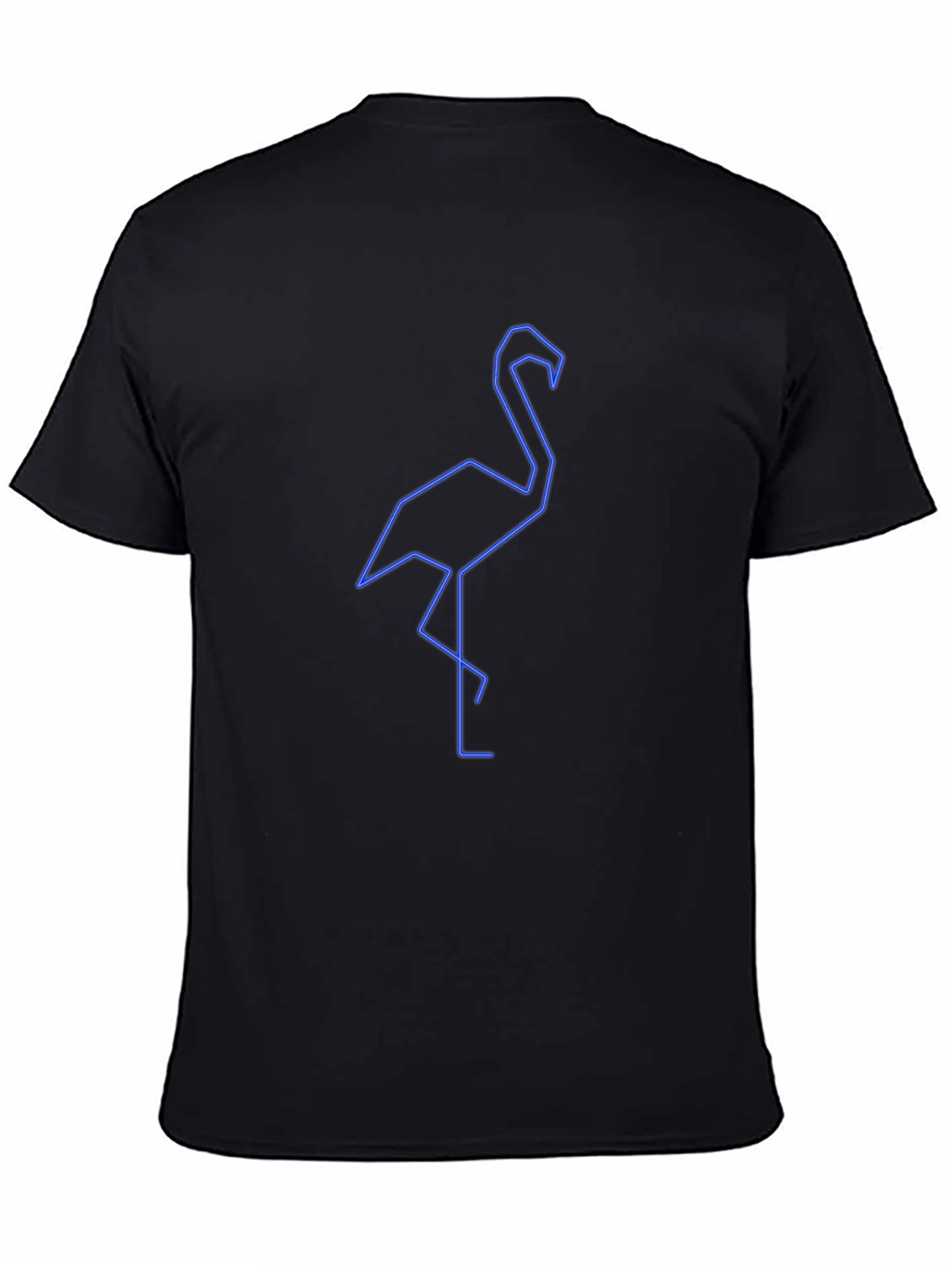 Geometric Flamingo Graphic Tee - Stylish & Modern