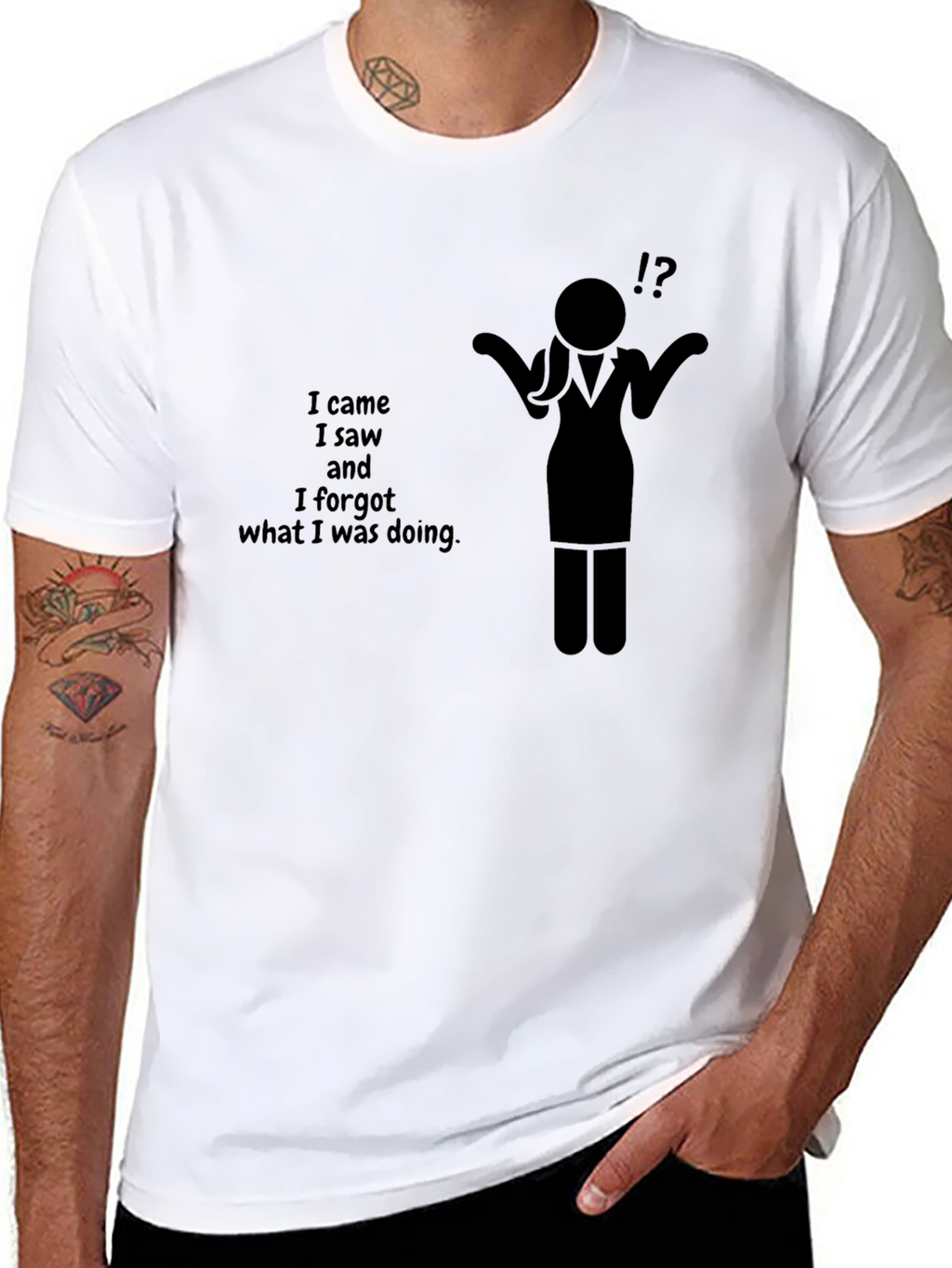 Funny I Forgot Black T-Shirt
