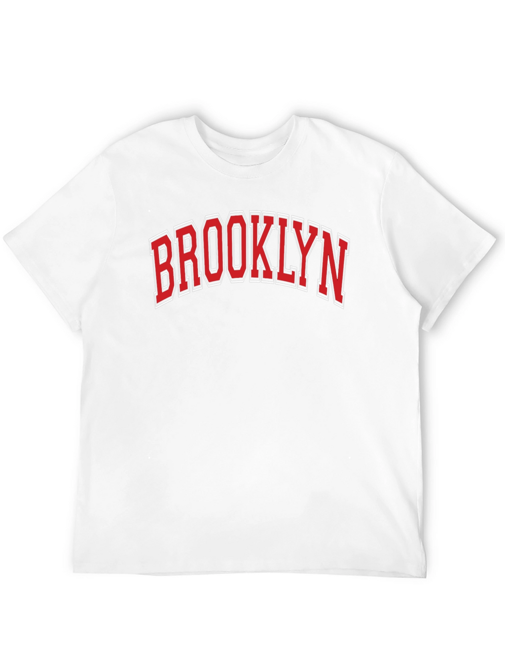 Brooklyn Text Graphic Black Cotton T-Shirt