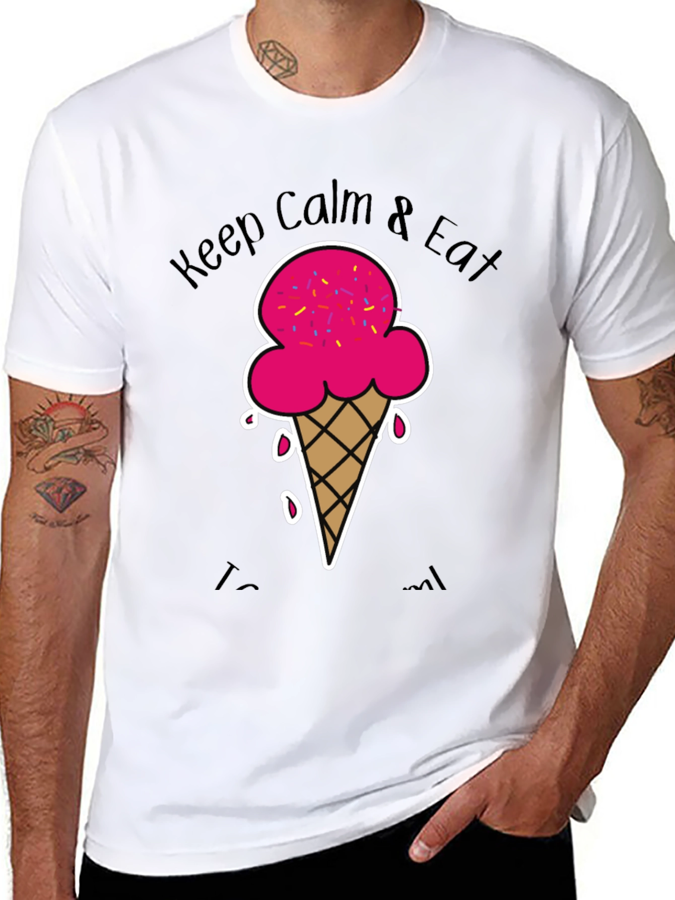 Keep Calm & Eat Ice Cream T-Shirt