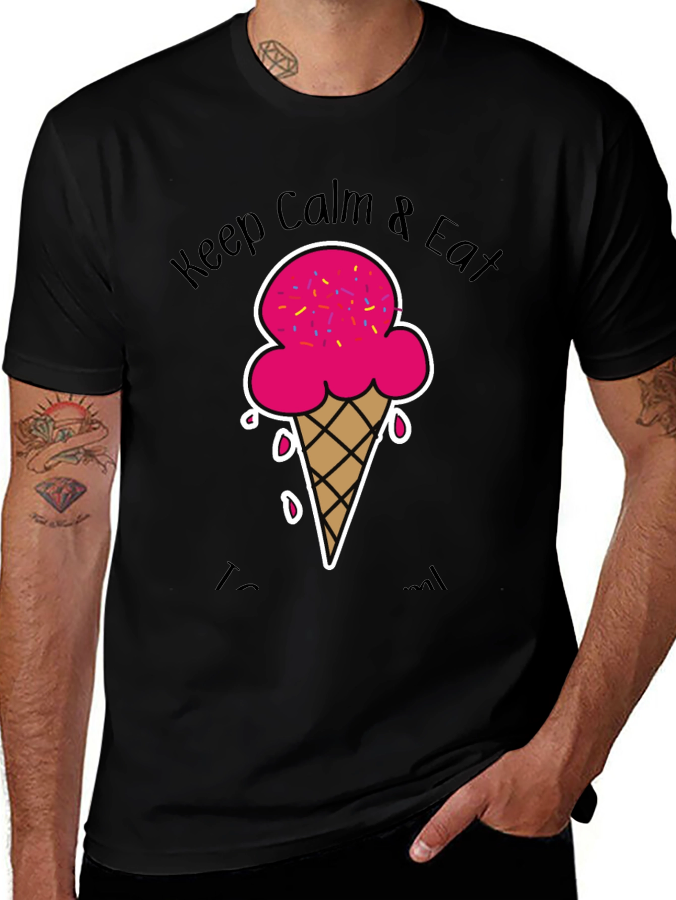 Keep Calm & Eat Ice Cream T-Shirt