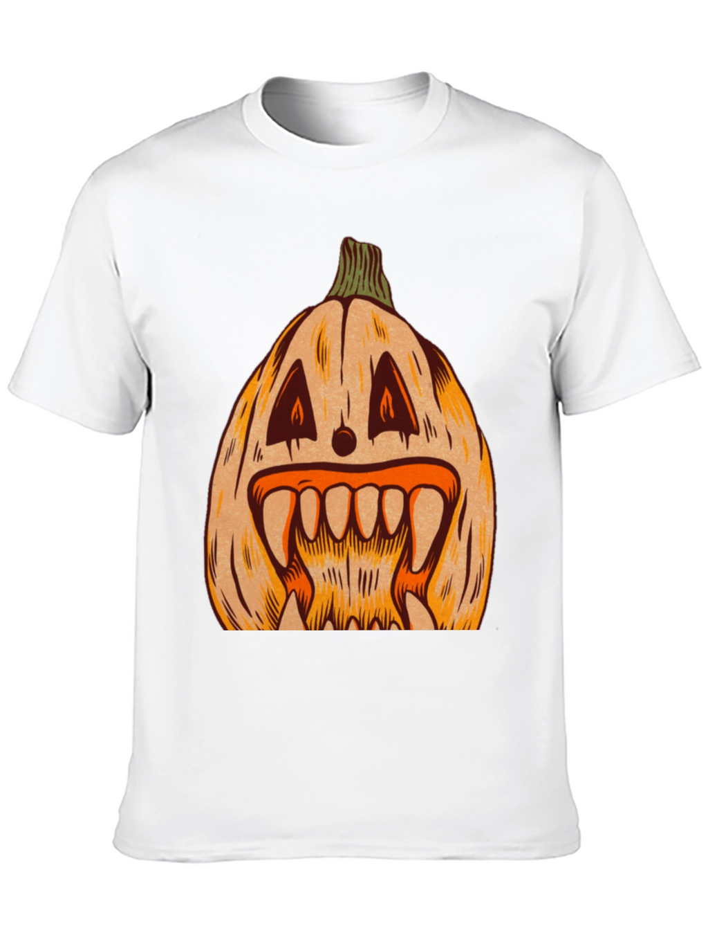 Spooky Pumpkin Graphic Tee - Halloween Shirt