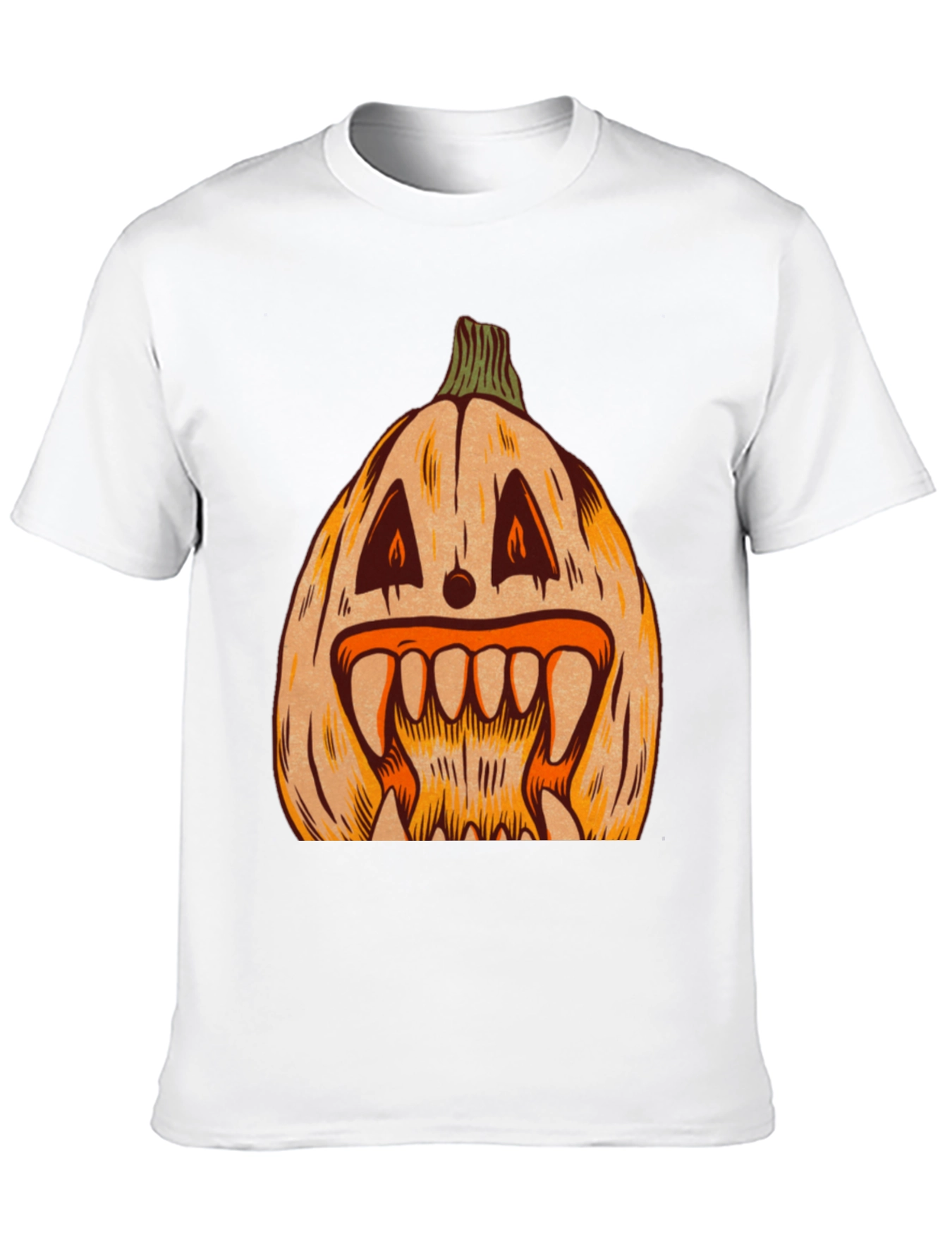 Spooky Pumpkin Graphic Tee - Halloween Shirt