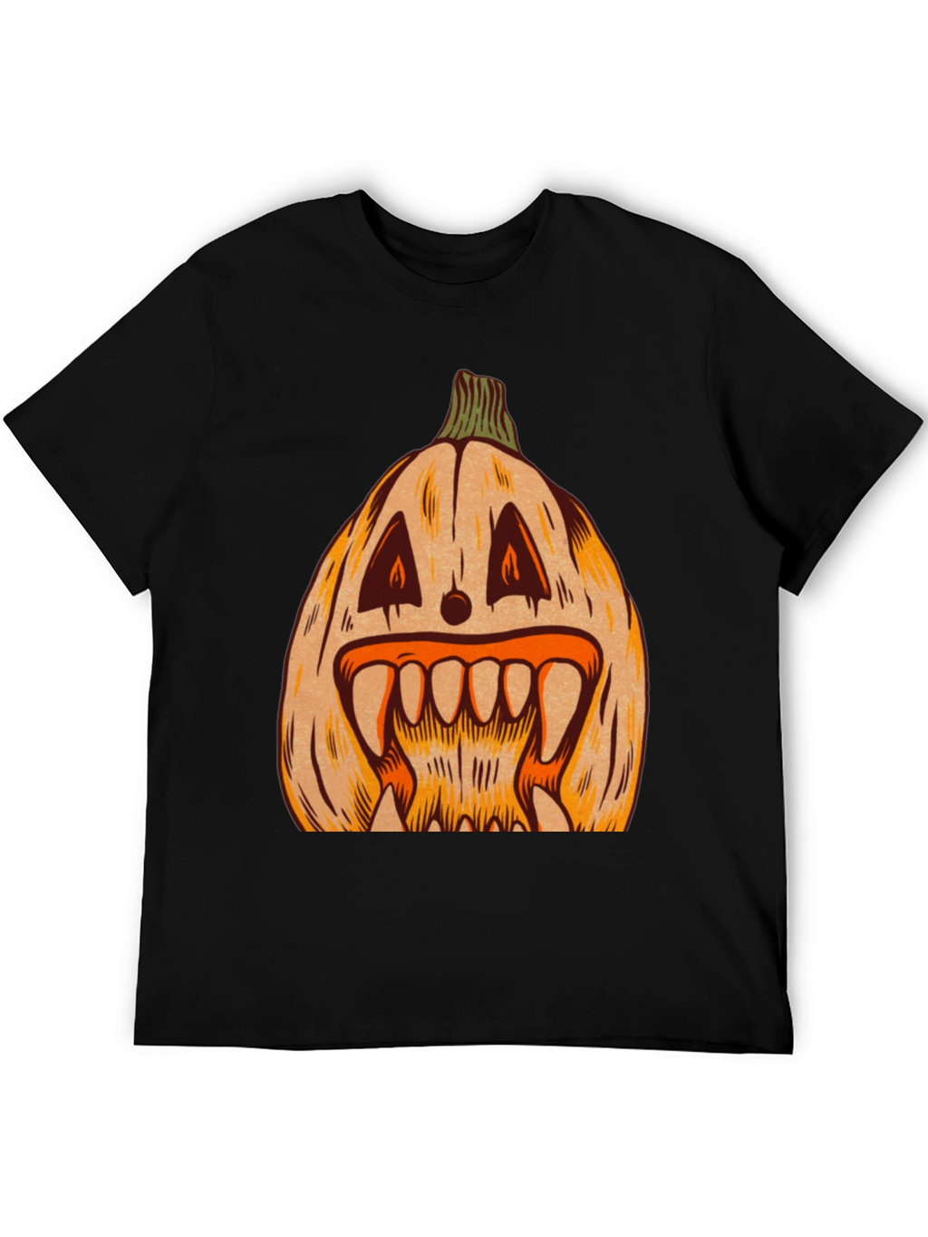 Spooky Pumpkin Graphic Tee - Halloween Shirt