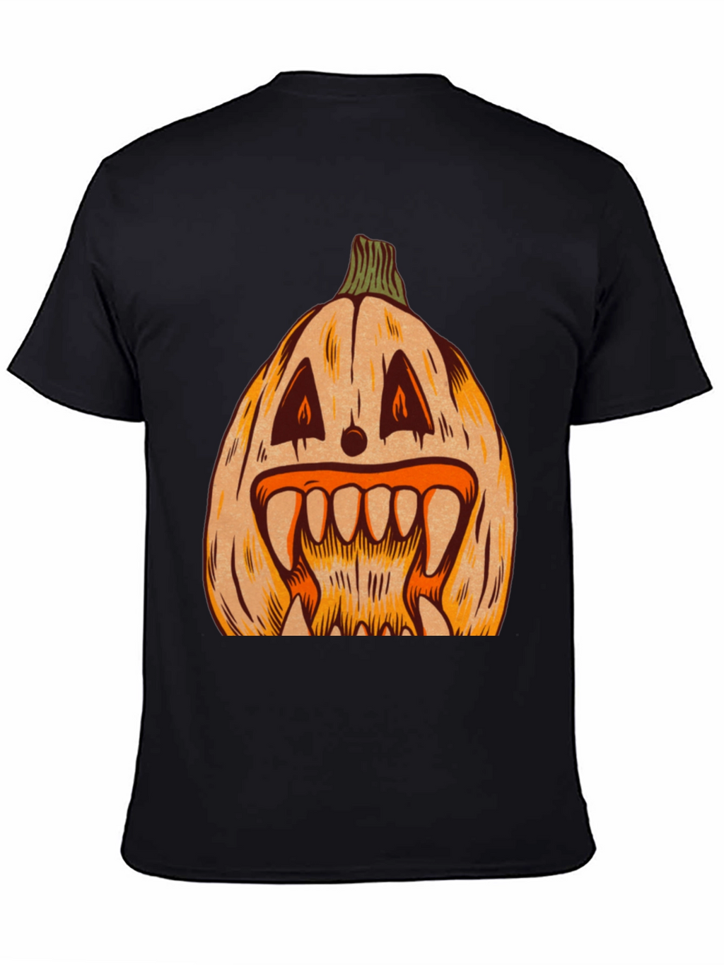 Spooky Pumpkin Graphic Tee - Halloween Shirt
