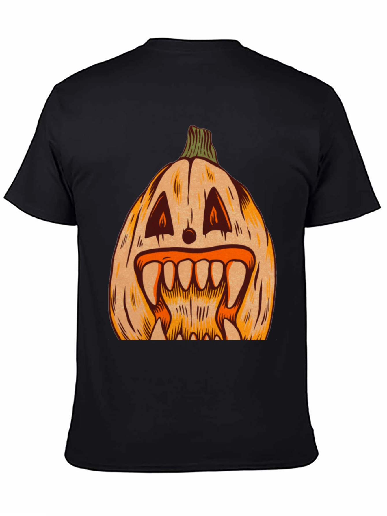 Spooky Pumpkin Graphic Tee - Halloween Shirt