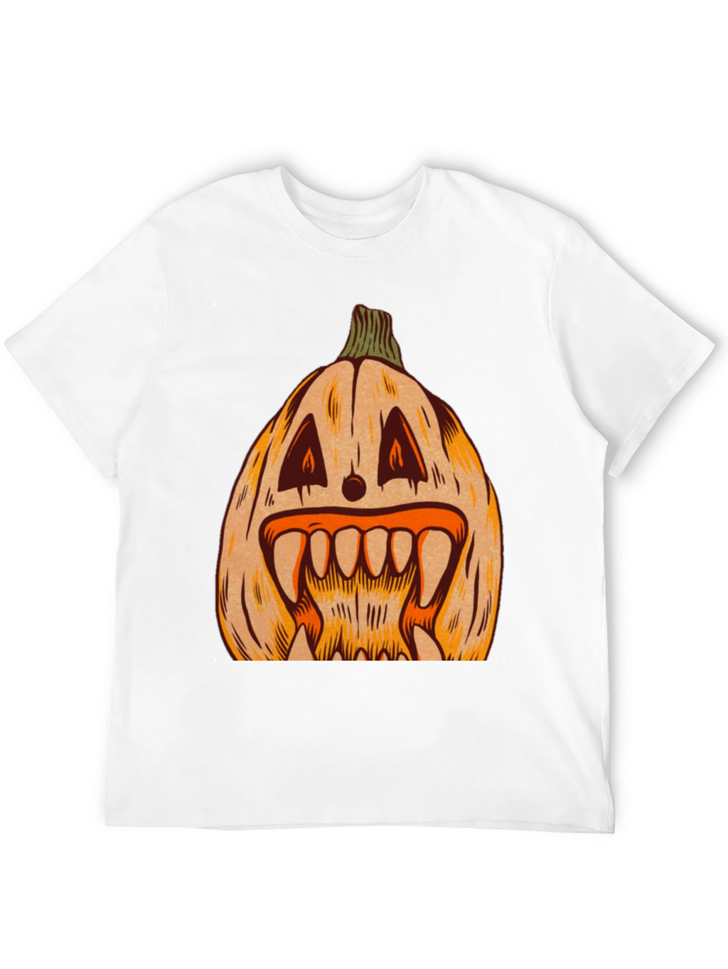 Spooky Pumpkin Graphic Tee - Halloween Shirt